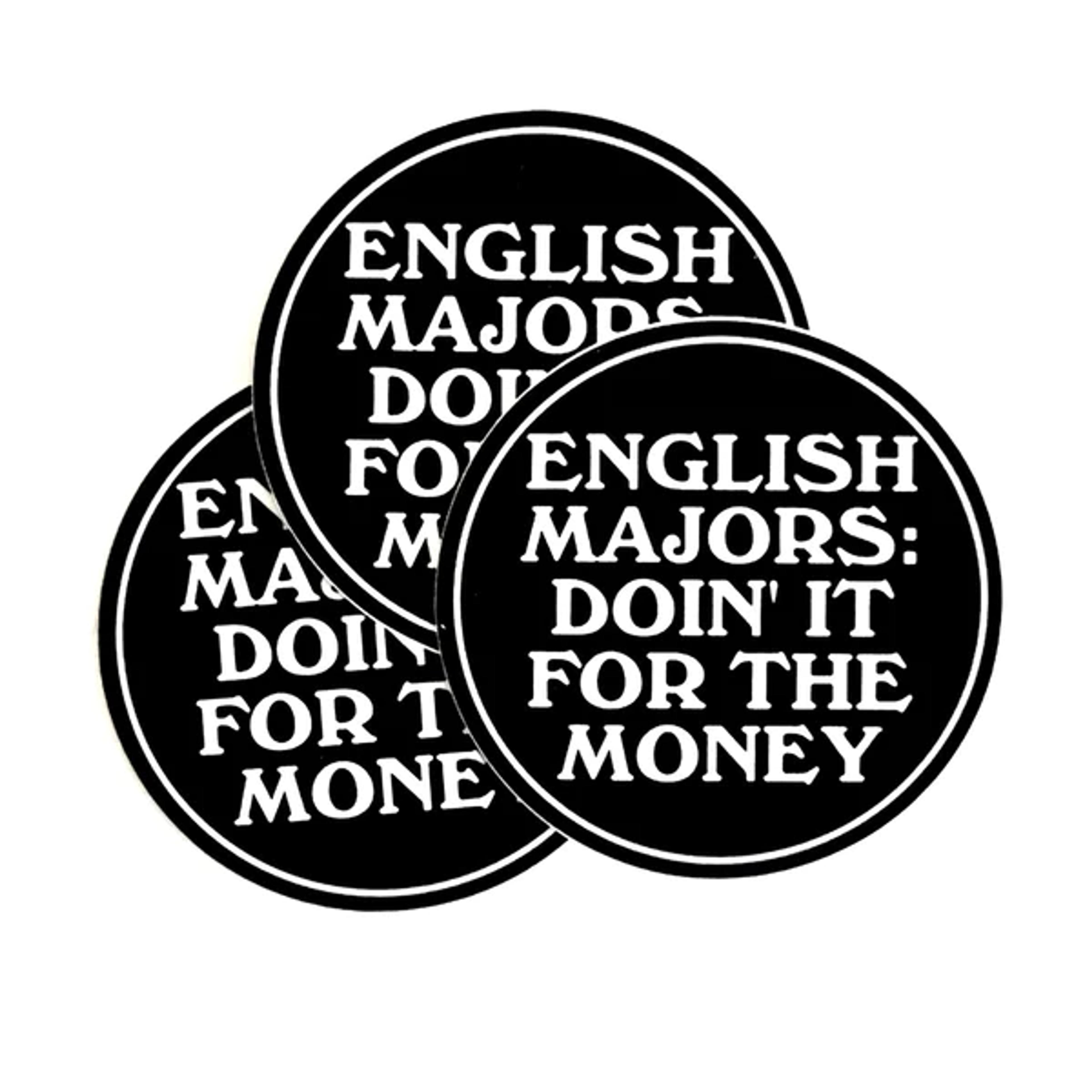 English Majors 3” Waterproof Vinyl Sticker