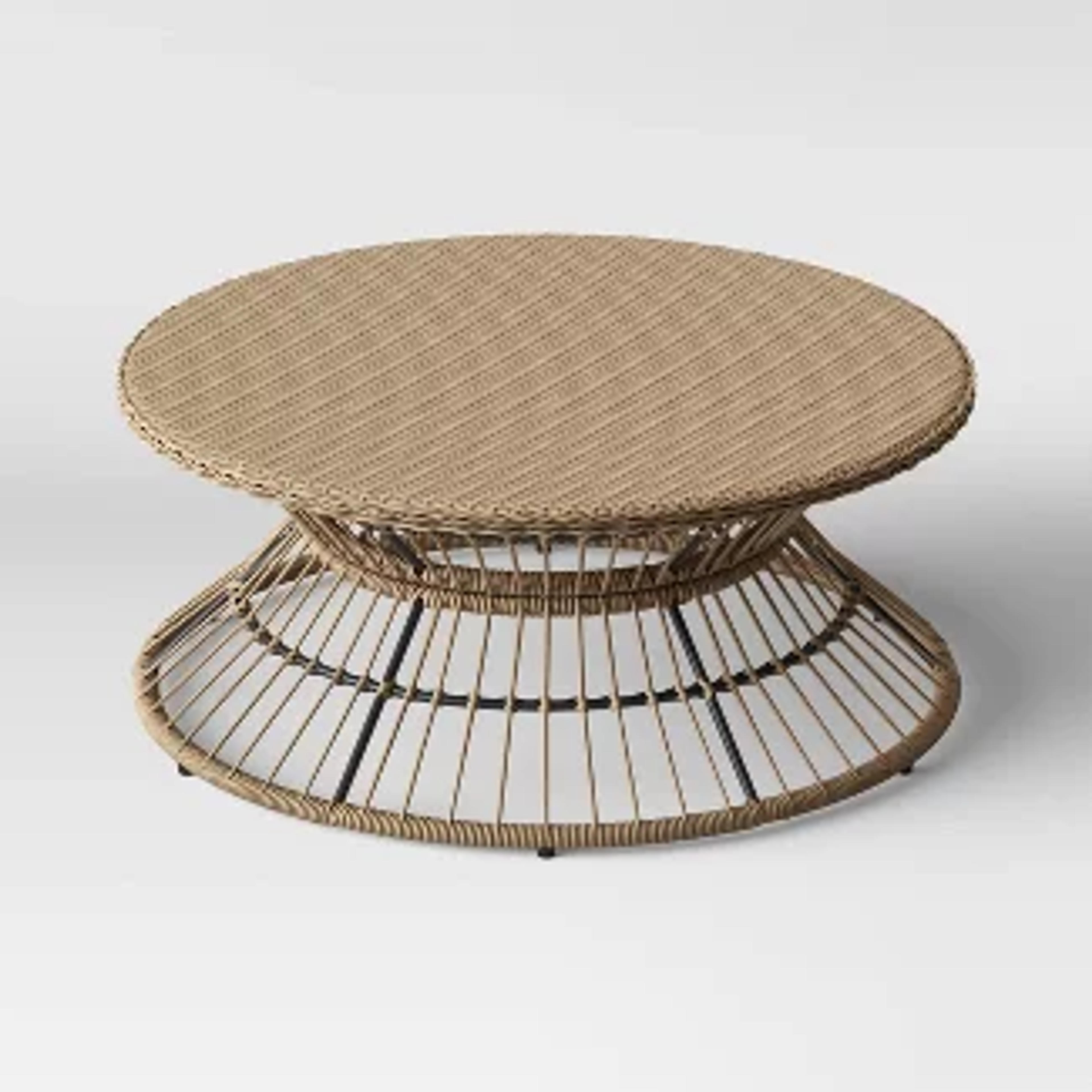 Martii Rattan Patio Coffee Table - Natural - Project 62™ : Target