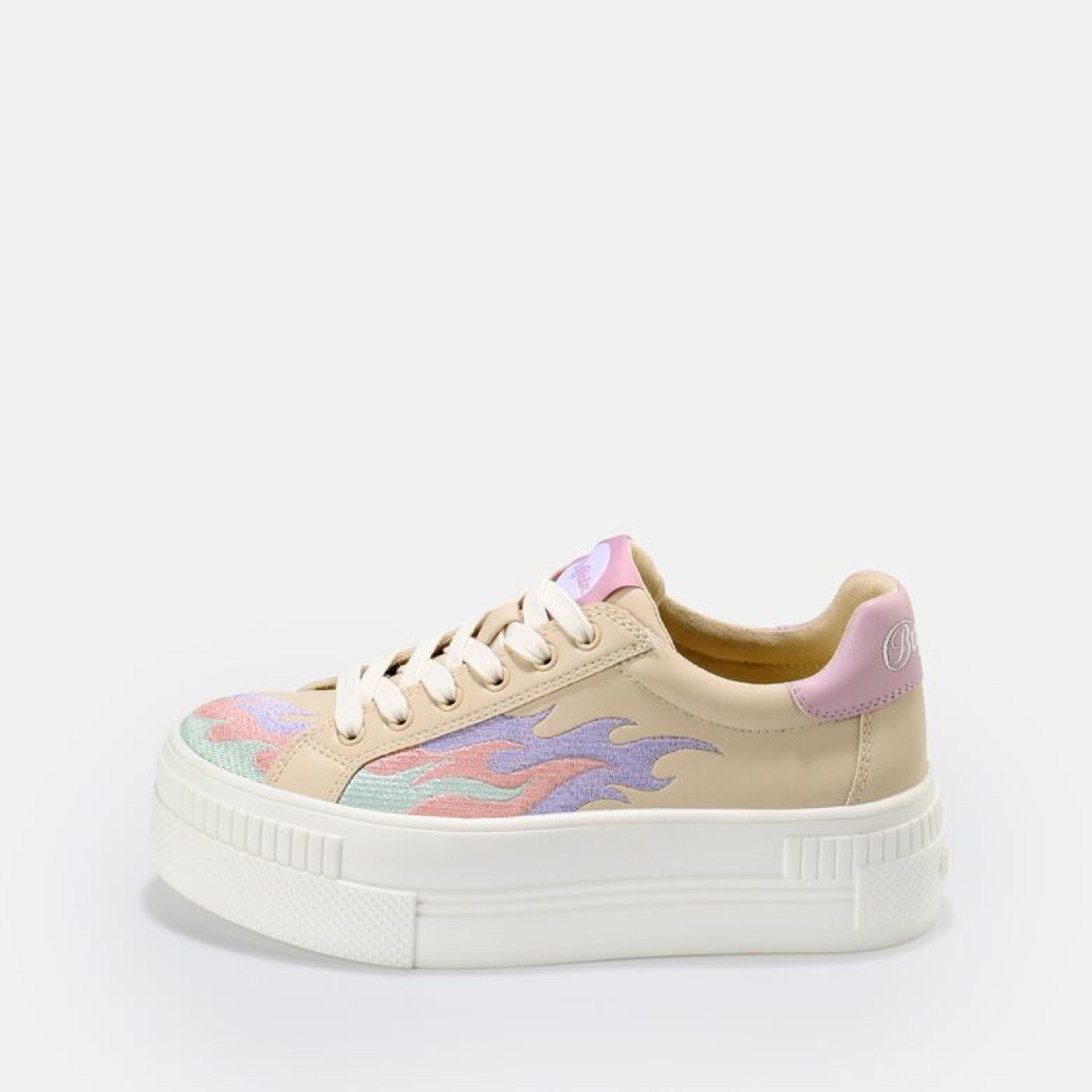 Paired Flame Sneaker vegan, multicoloured