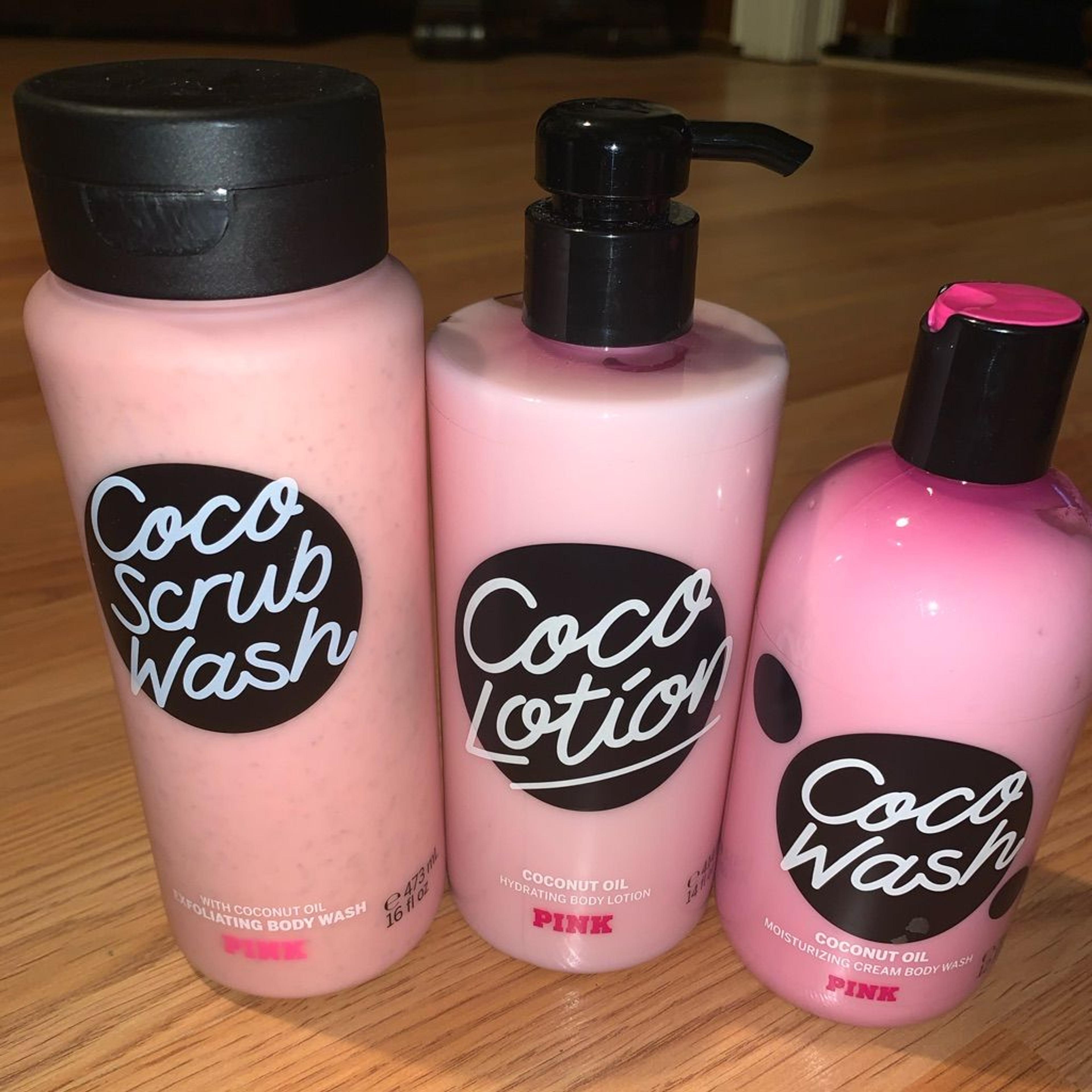 Pink Victoria's Secret Bath & Body | Vs Pink Coco Coconut Oil Bundle | Color: Black/Pink | Size: Os