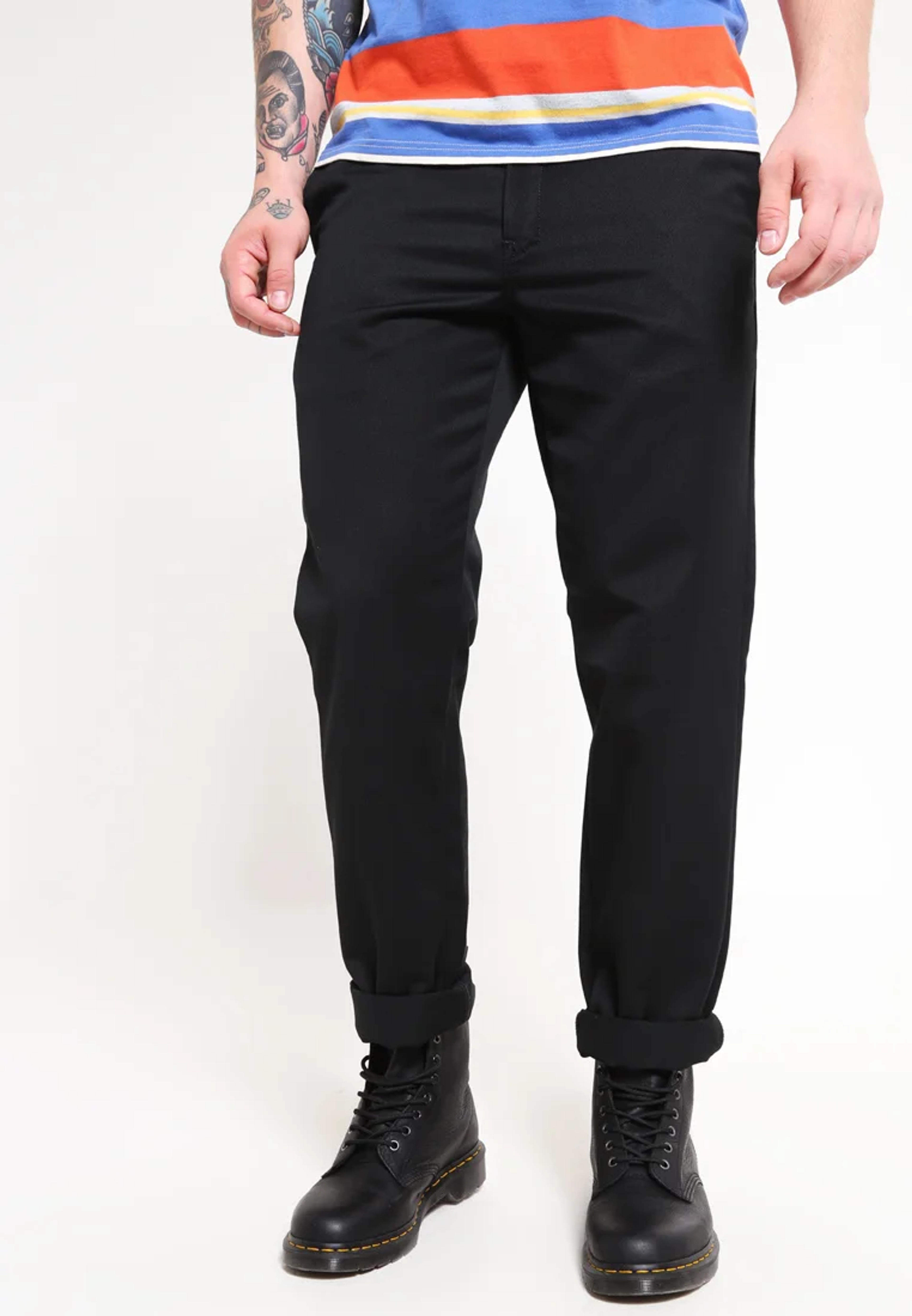 Carhartt WIP MASTER PANT - Pantalon classique - black rinsed/noir - ZALANDO.BE