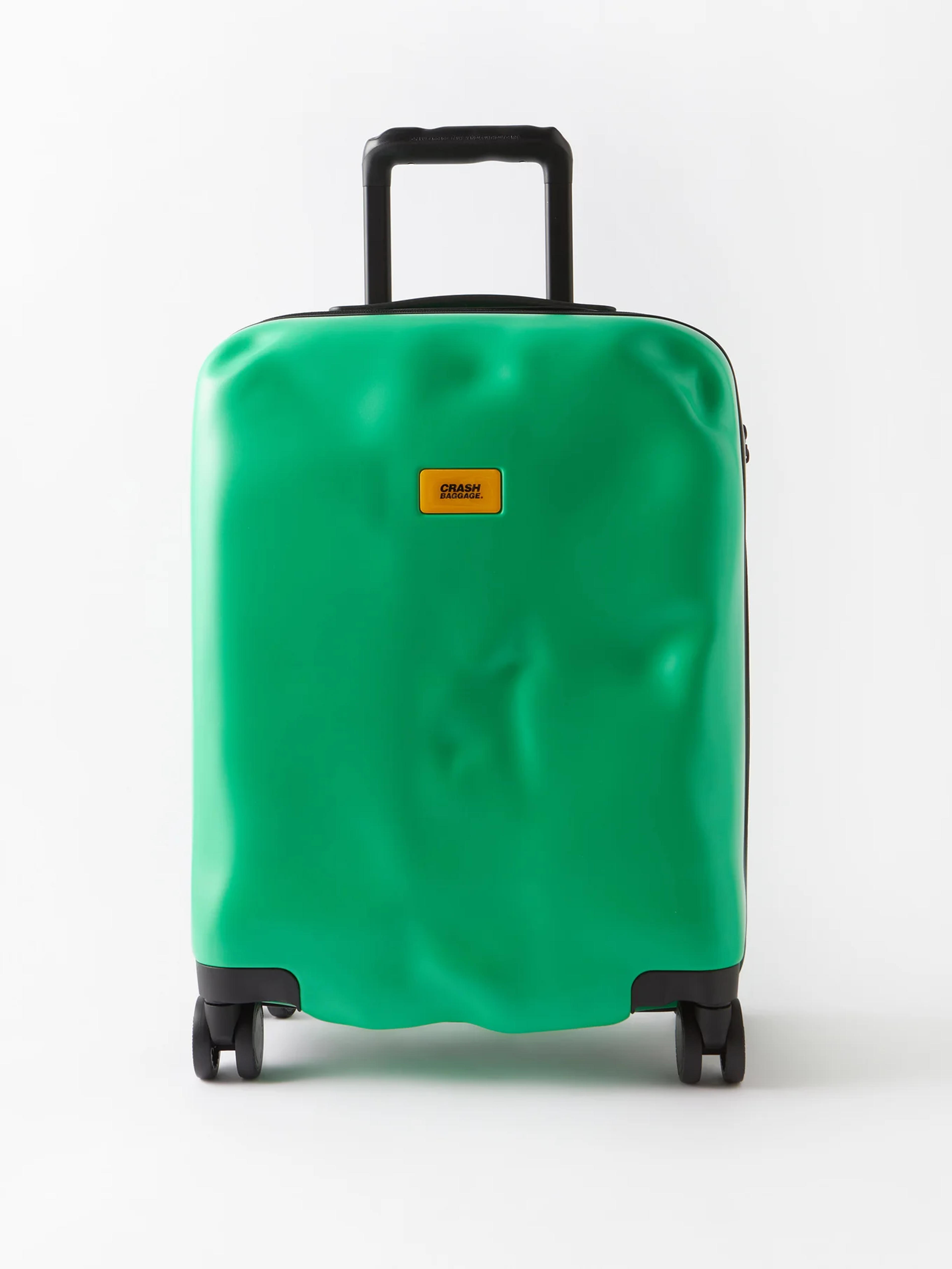 Green Icon 55cm cabin suitcase | Crash Baggage | MATCHESFASHION US