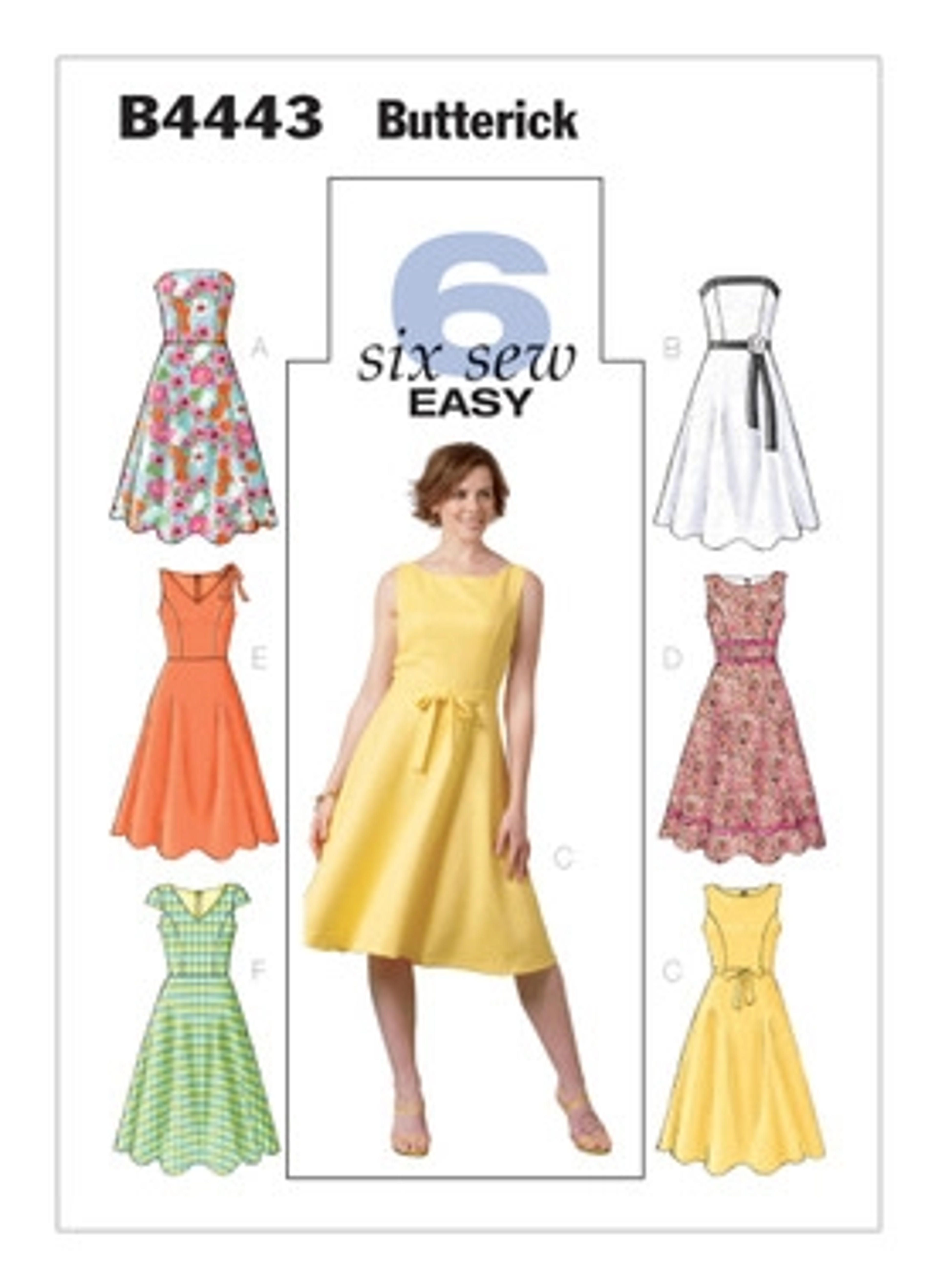 PDB4443 | Misses'/Misses' Petite Flared Dresses | Butterick Patterns