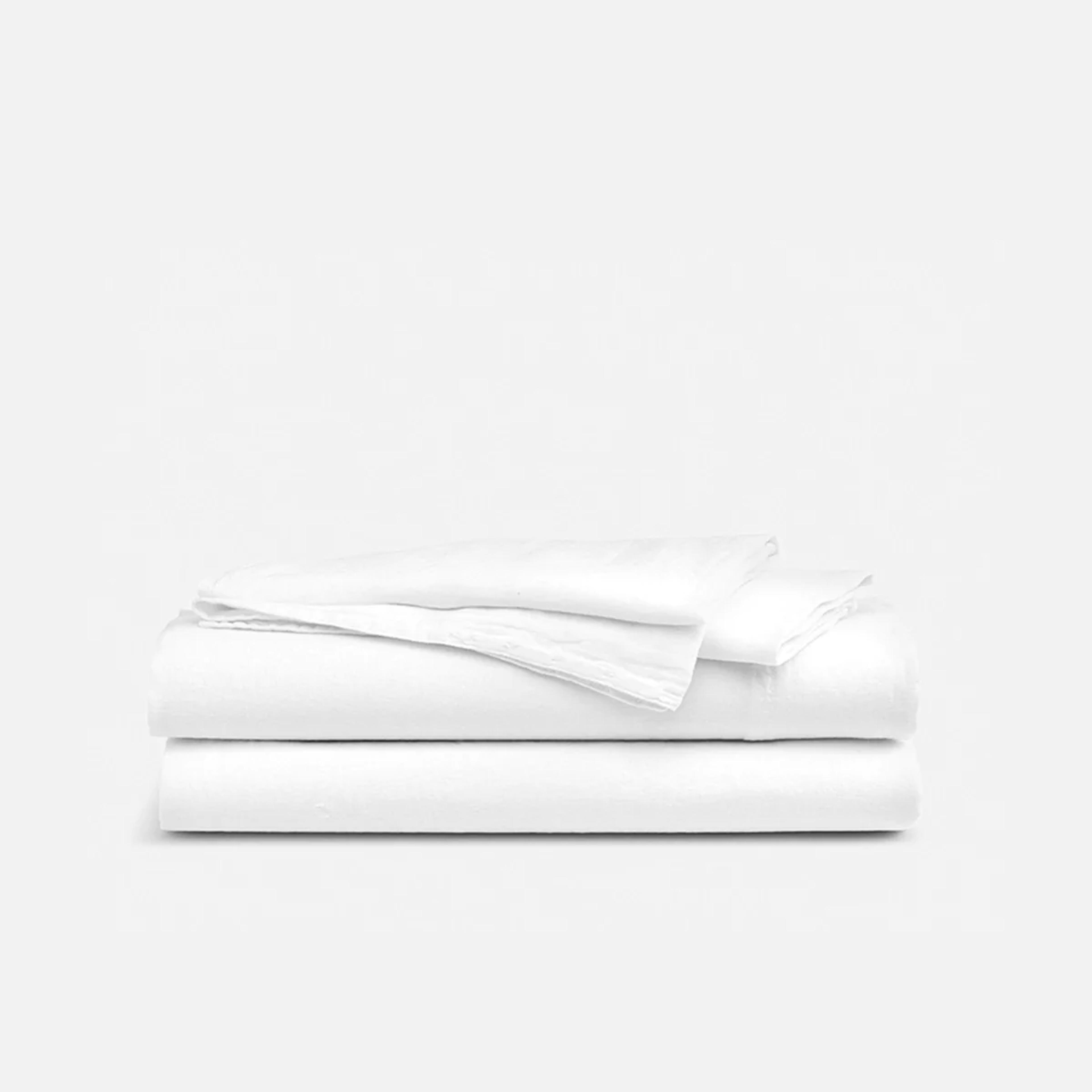 Linen Core Sheet Set - King / White