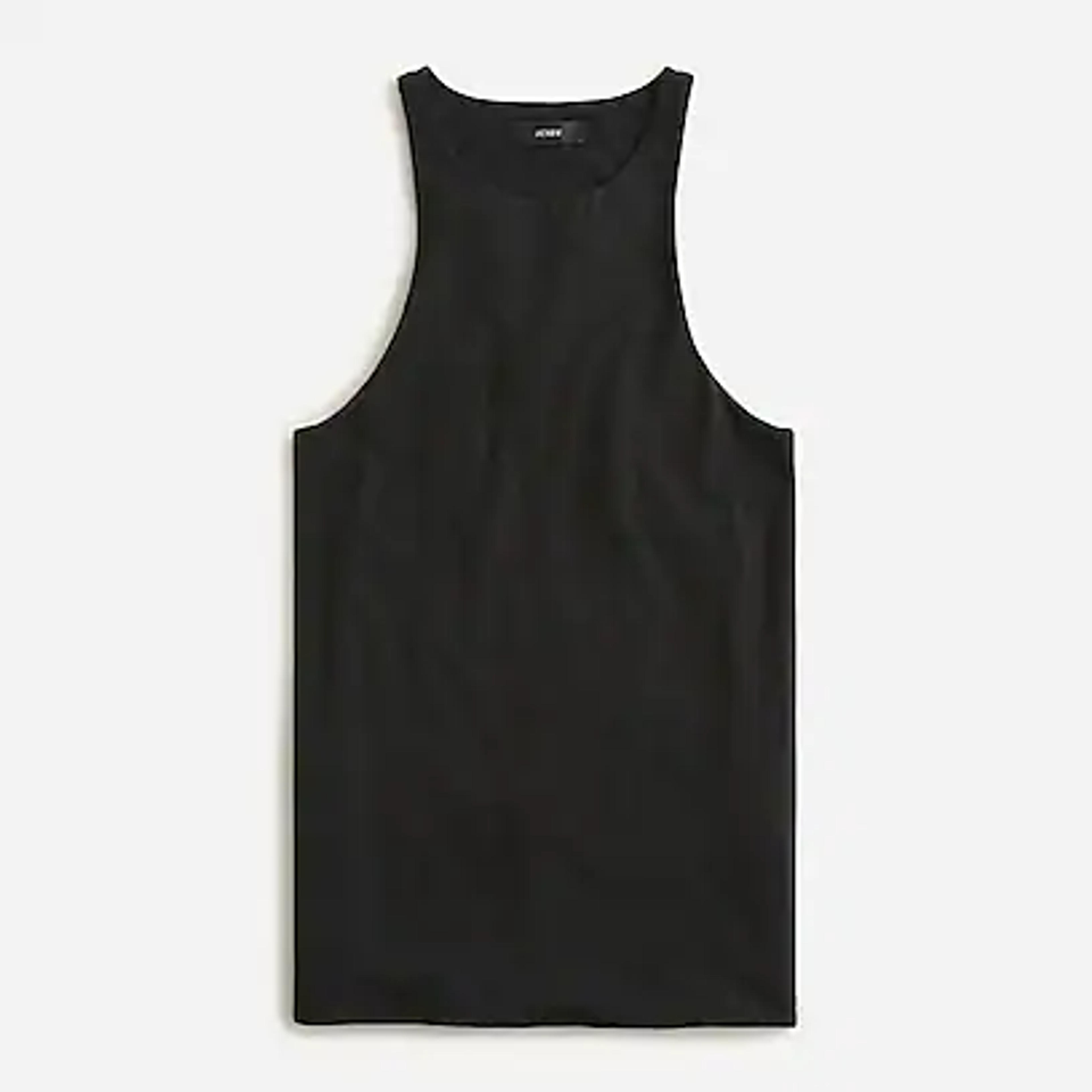 FormKnit high-neck cutaway tank top