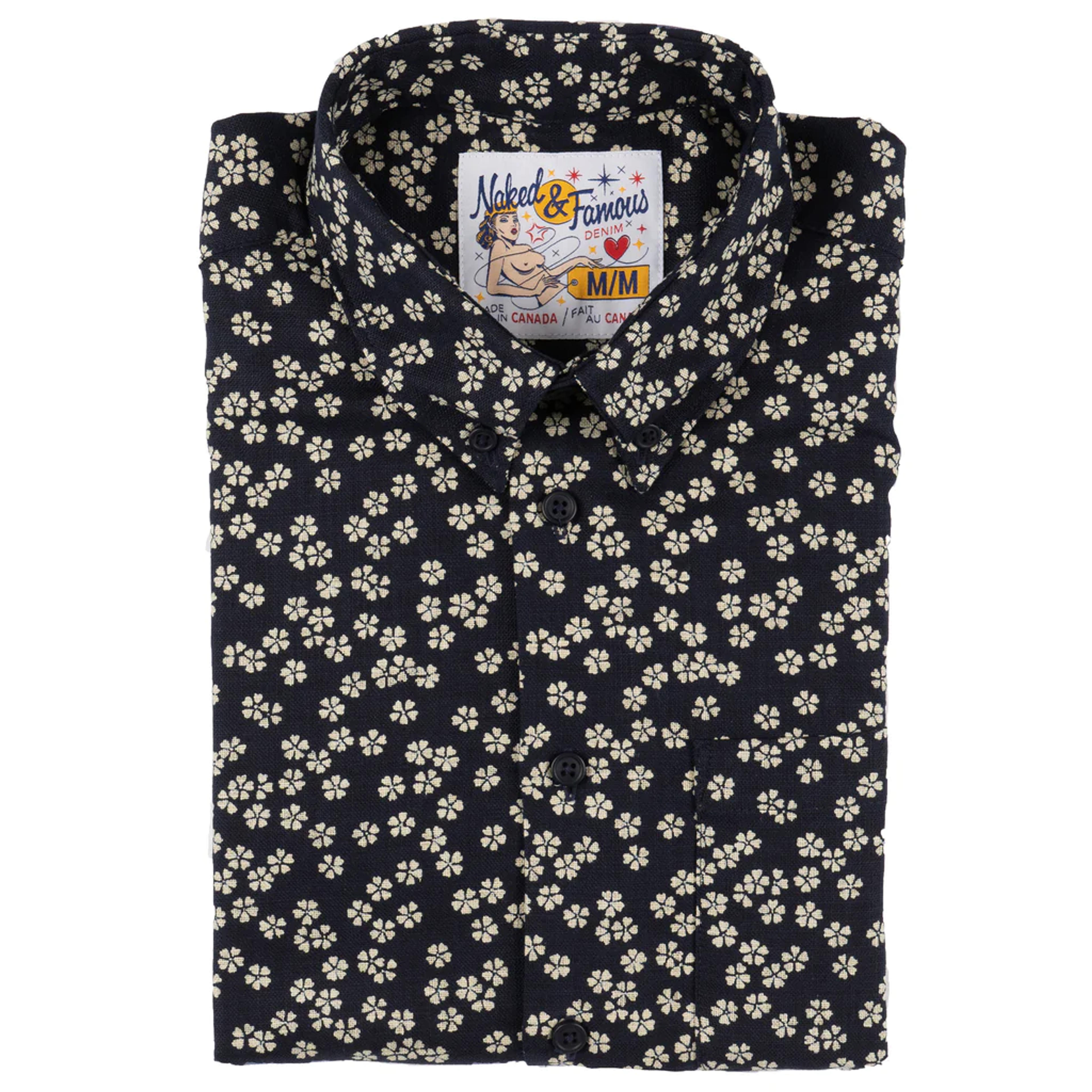 Easy Shirt - Kimono Flowers | Naked & Famous Denim – Tate + Yoko