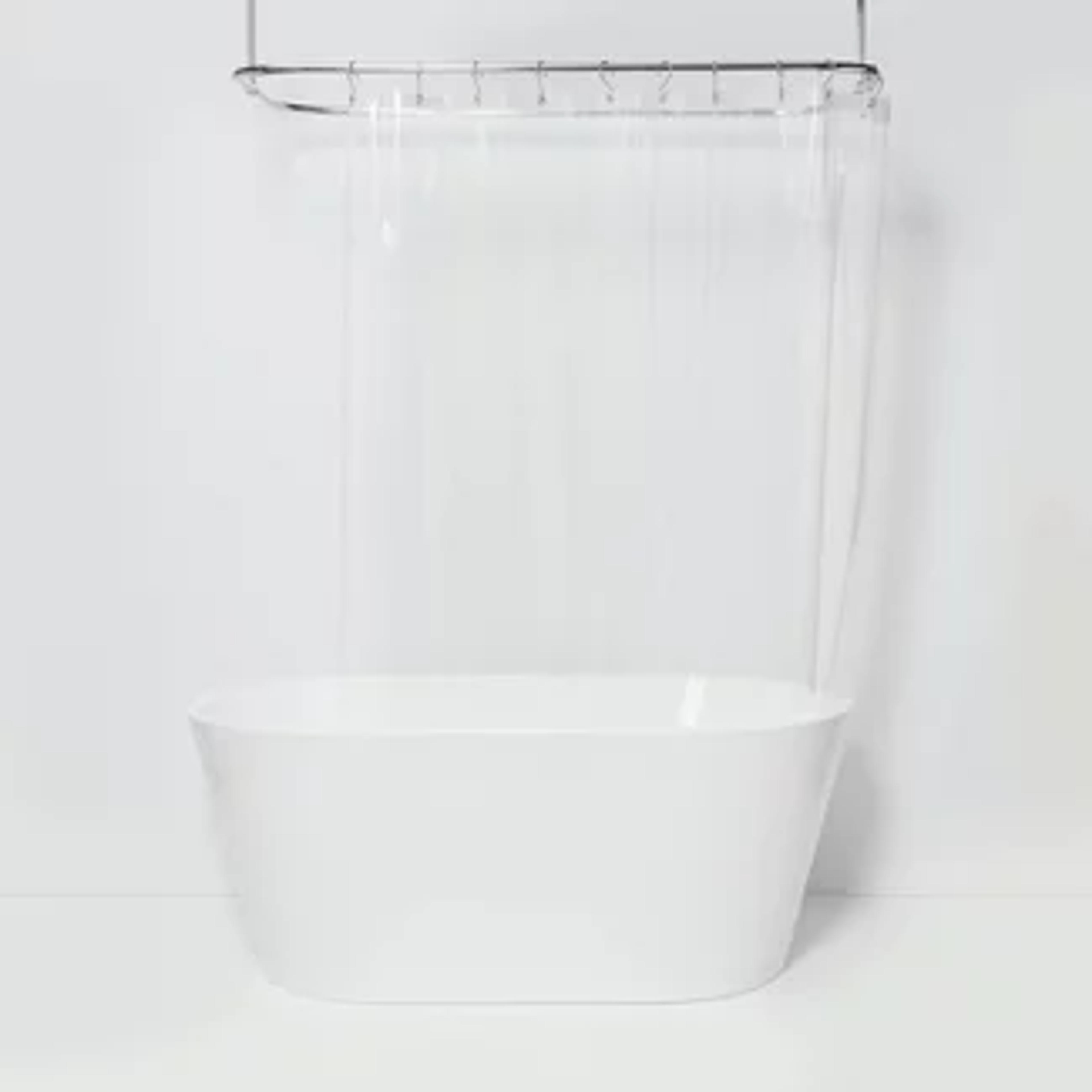 Peva Medium Weight Shower Liner Clear - Made By Design™ : Target