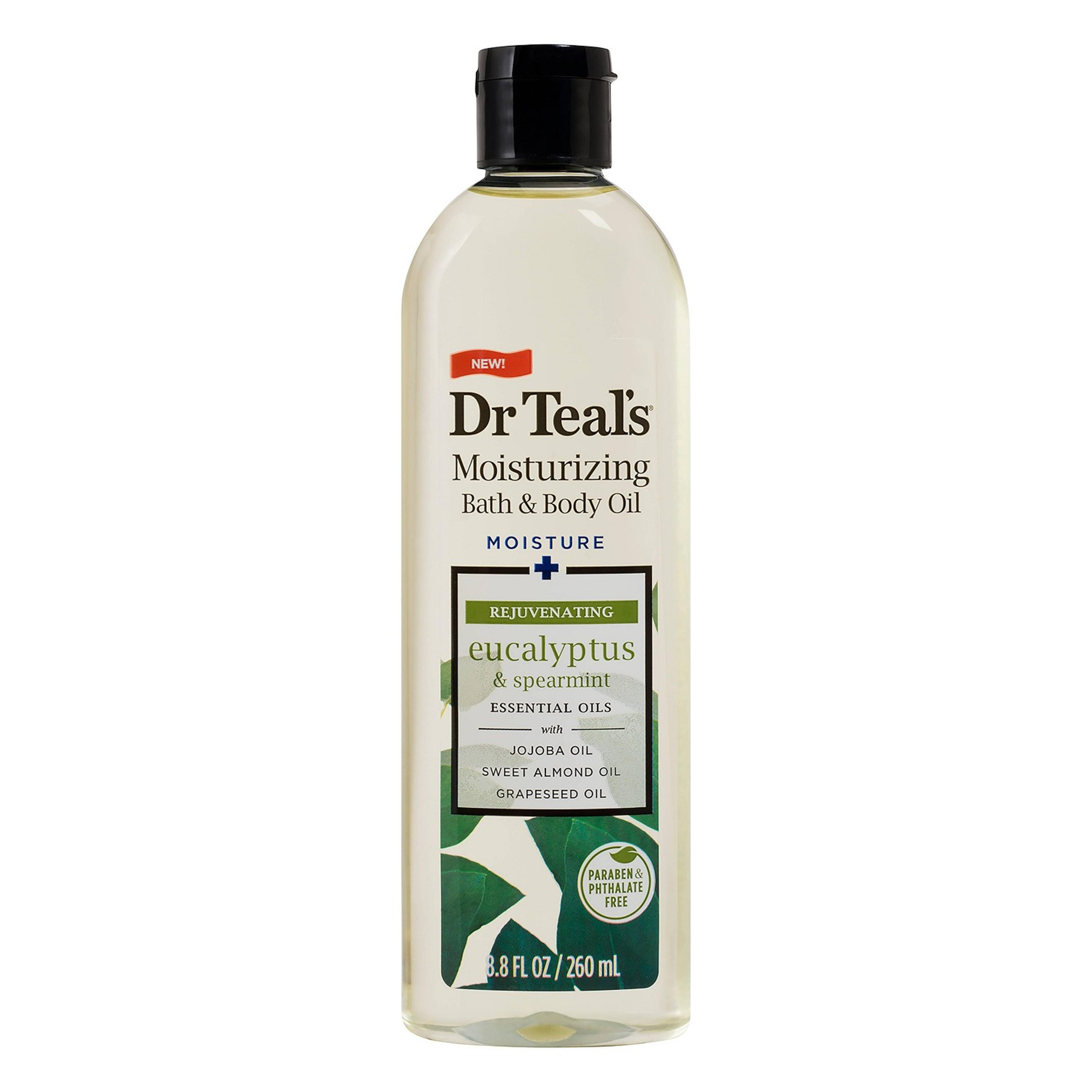 Dr Teal&#39;s Rejuvenating Eucalyptus &#38; Spearmint Moisturizing Bath &#38; Body Oil - 8.8 fl oz
