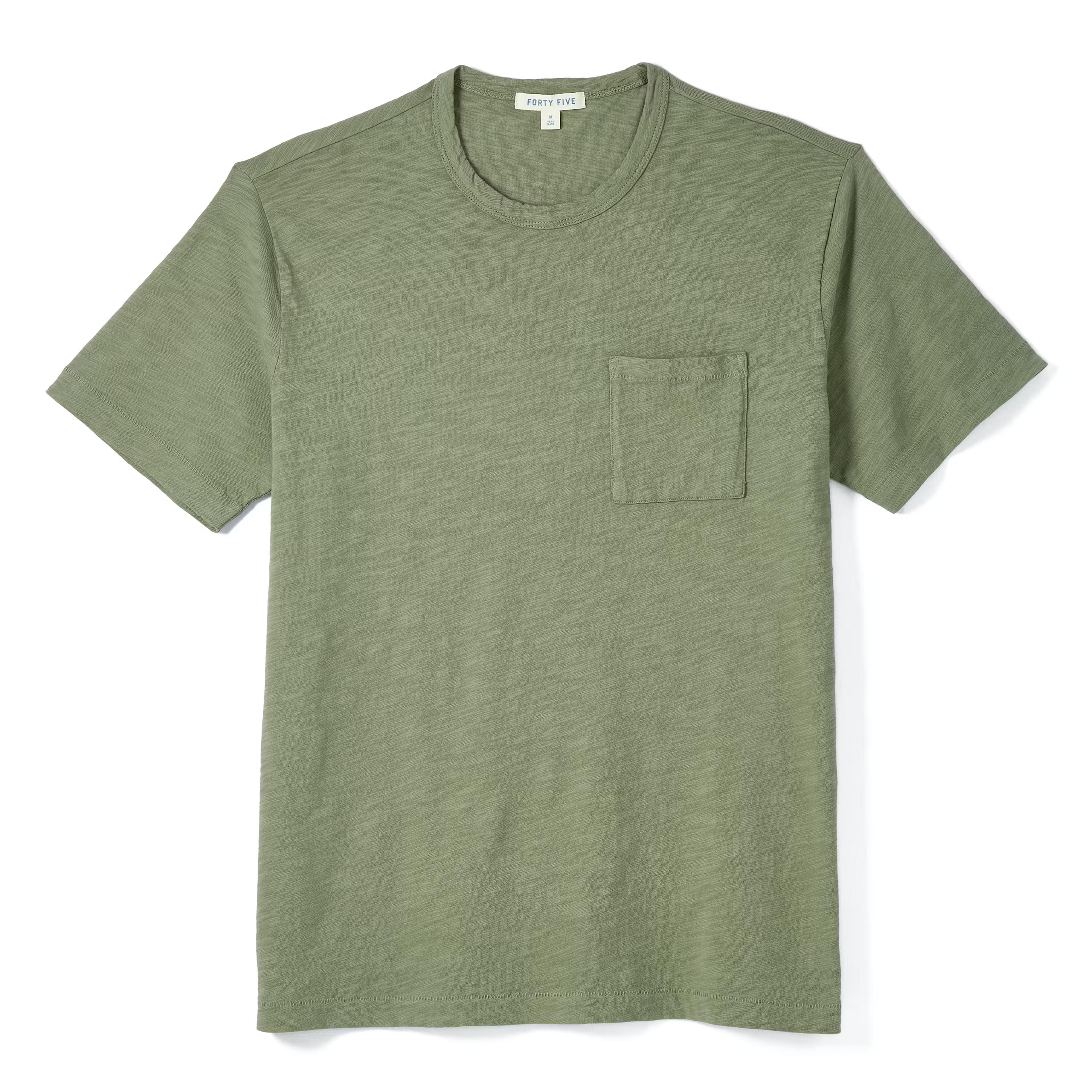 Forty Five | Slub Pocket T-Shirt | Vintage Wash Fern | Size: 3XL | SS Tees | Tees