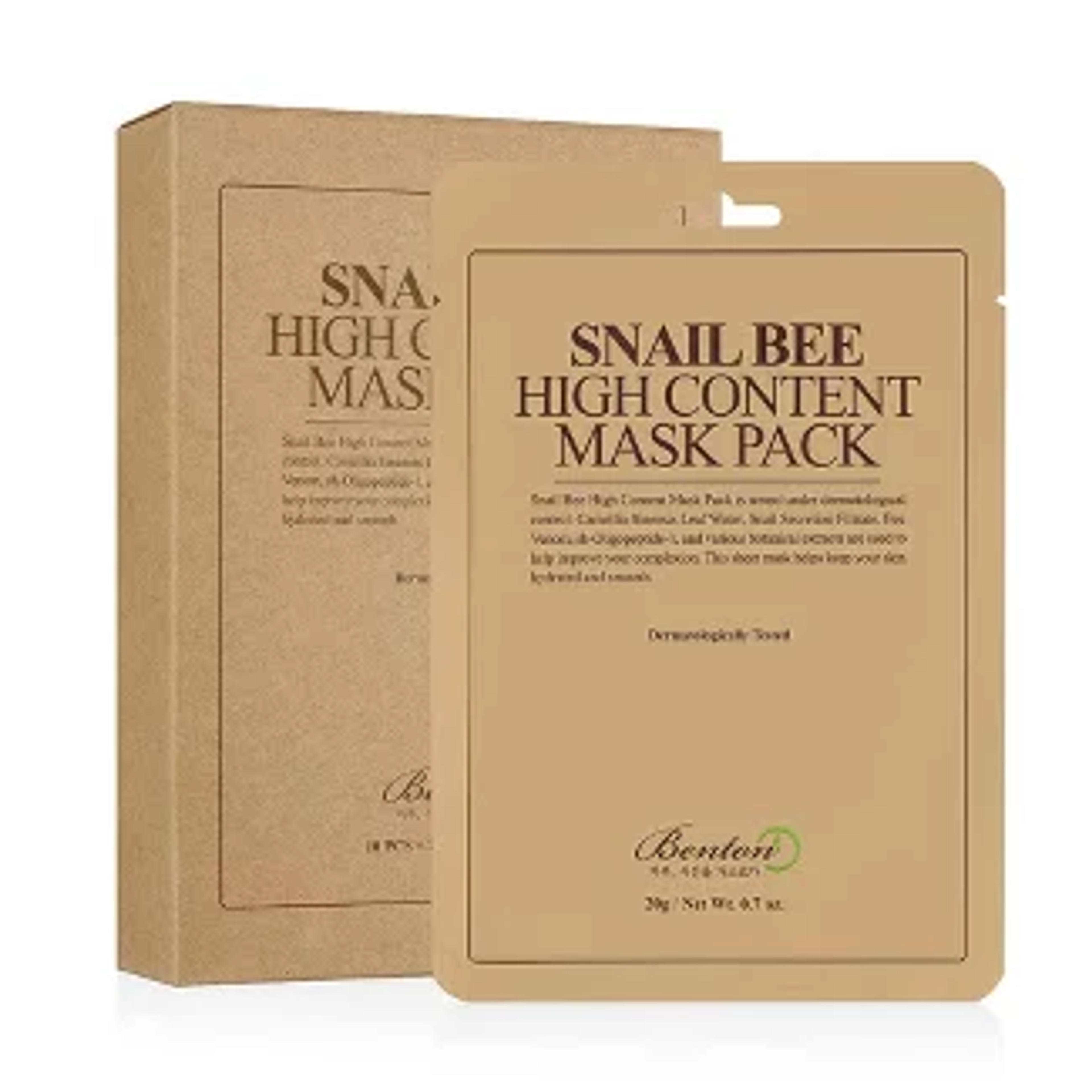 Benton | Snail Bee High Content Sheet Mask 10ea : Target