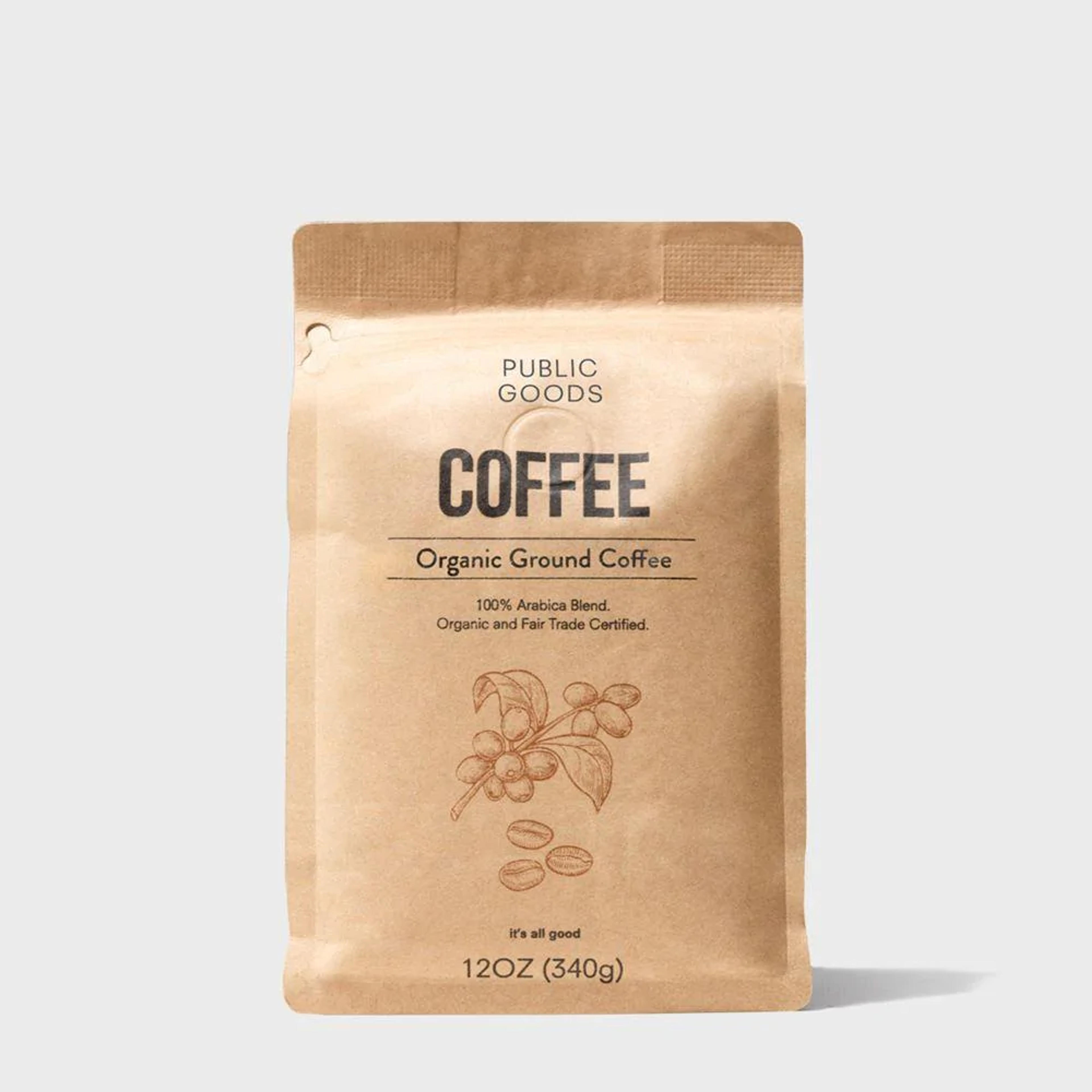 Organic Ground Coffee - Vegan Coffee | Public Goods