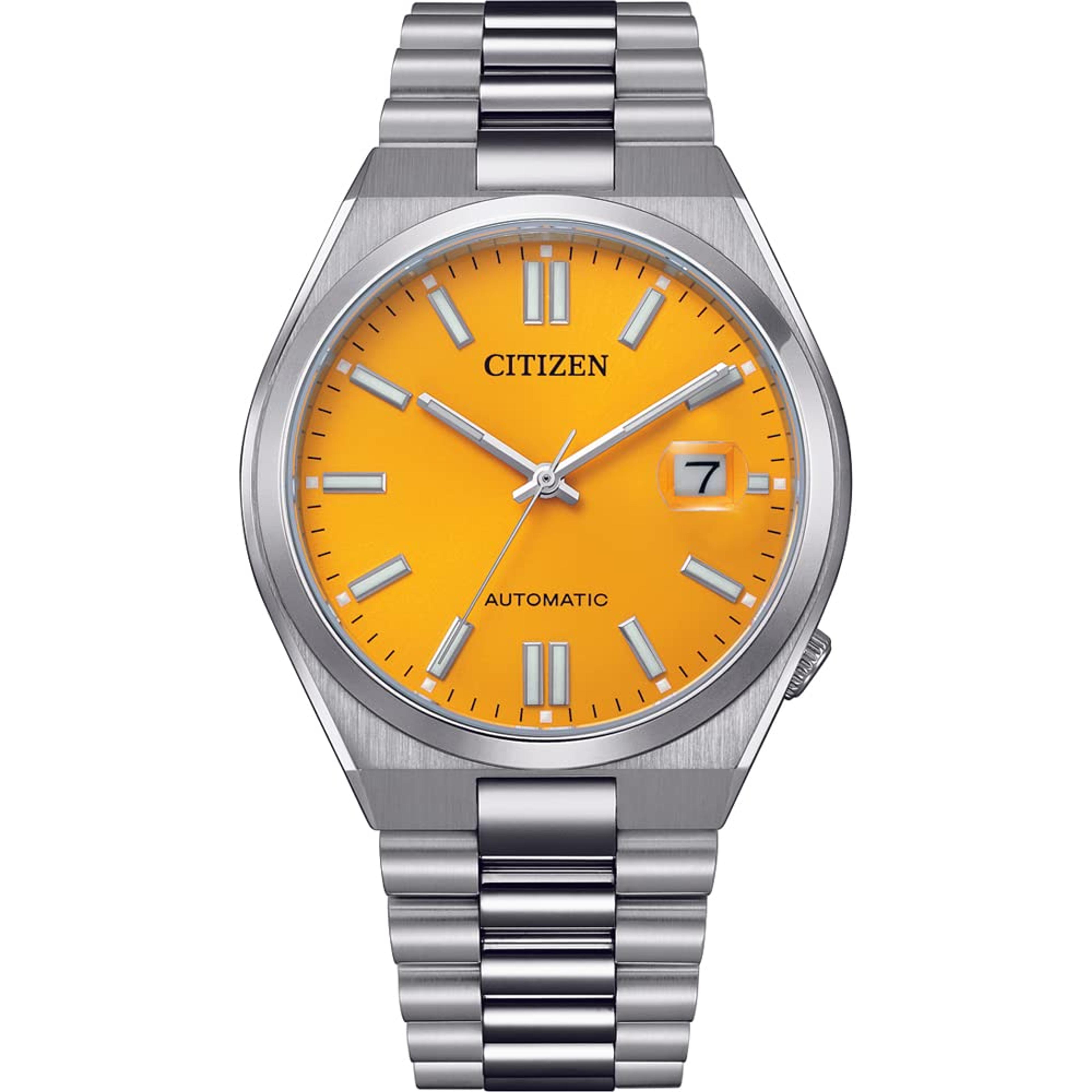 Amazon.com: Citizen Analog Yellow Dial Men's Watch-NJ0150-81Z, Yellow, Mechanical : Clothing, Shoes & Jewelry