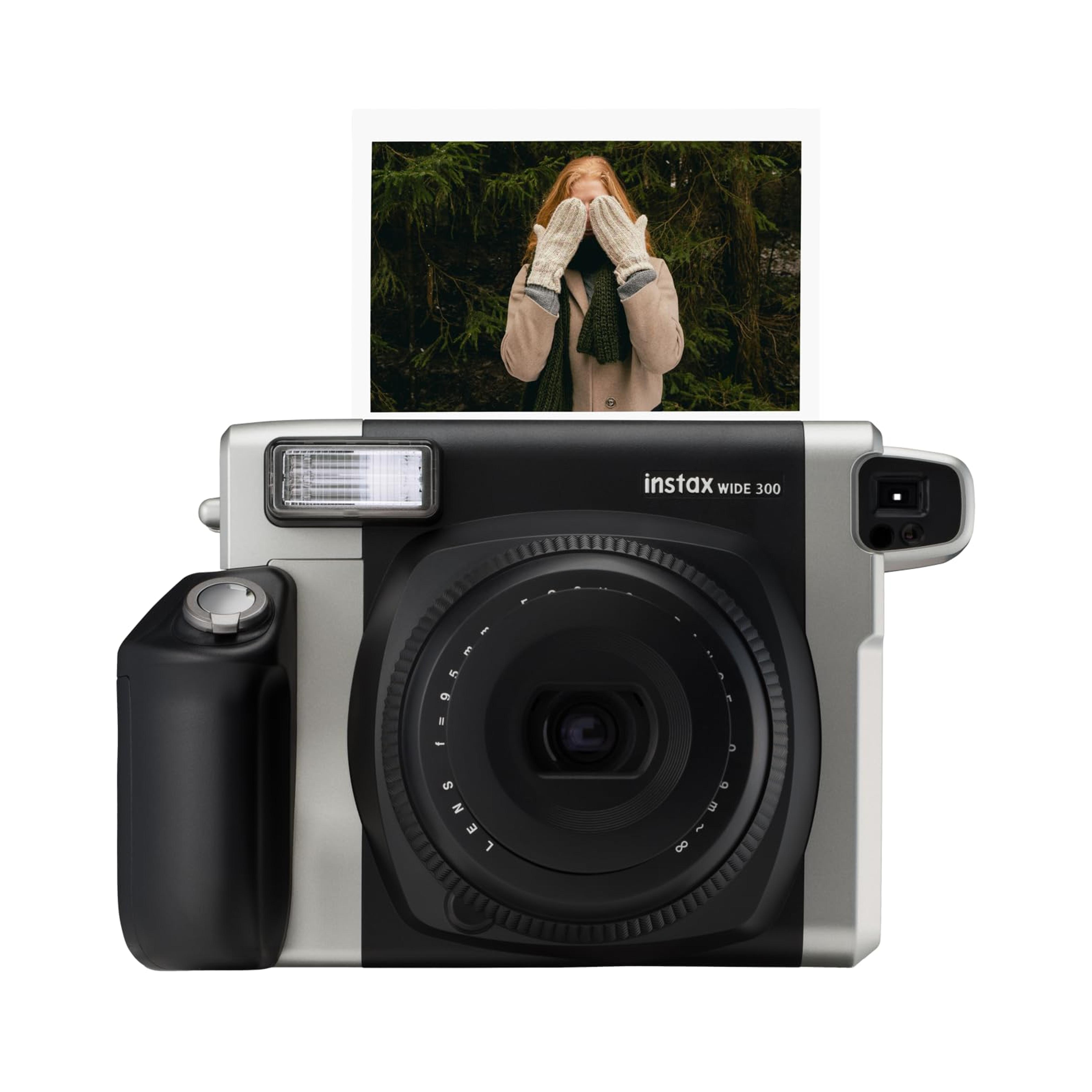 Fujifilm Instax Wide 300 Instant Film Camera (Black)