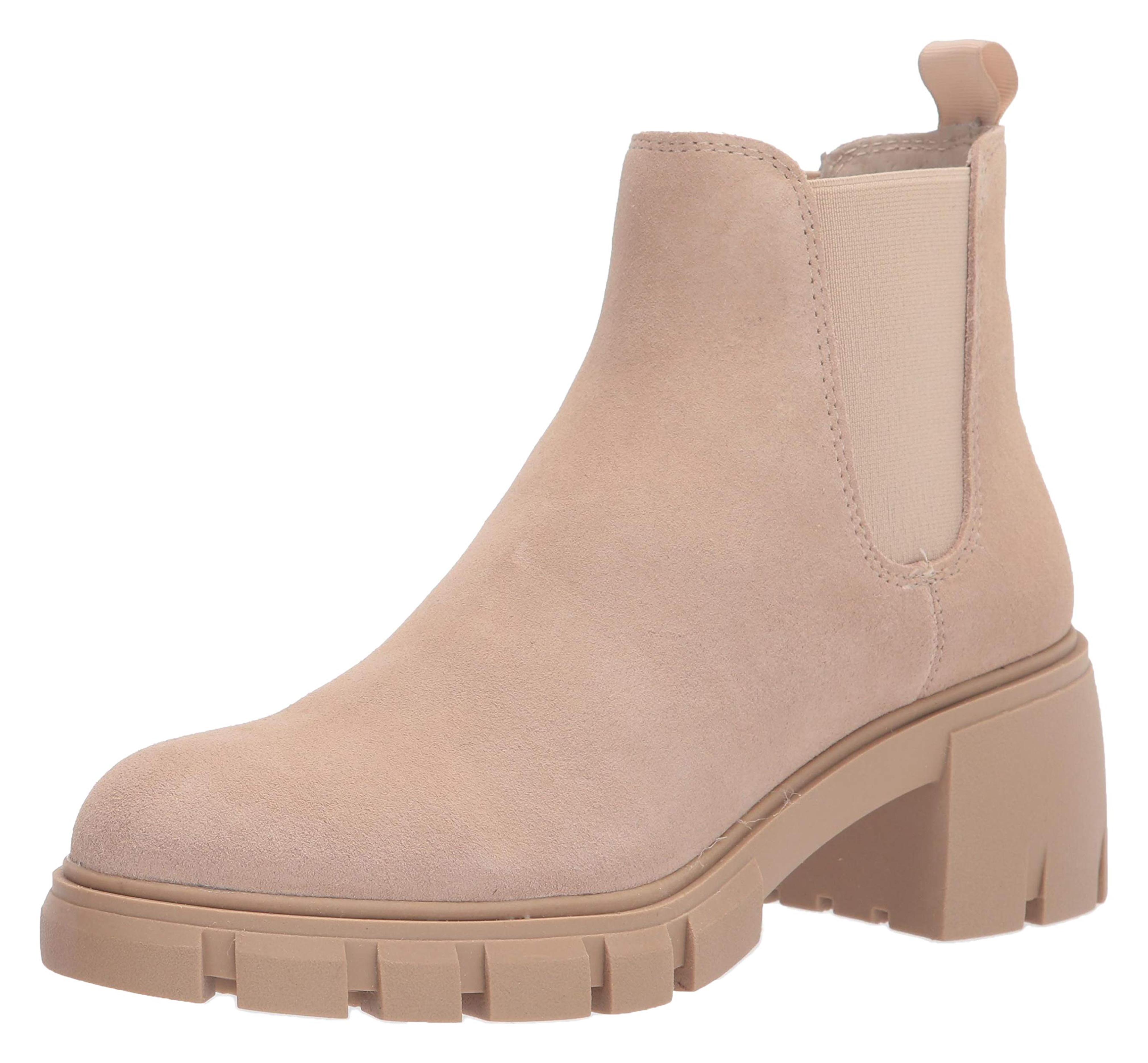 Amazon.com | Steve Madden Women's HOWLER Ankle Boot, Sand Suede, 11 | Ankle & Bootie