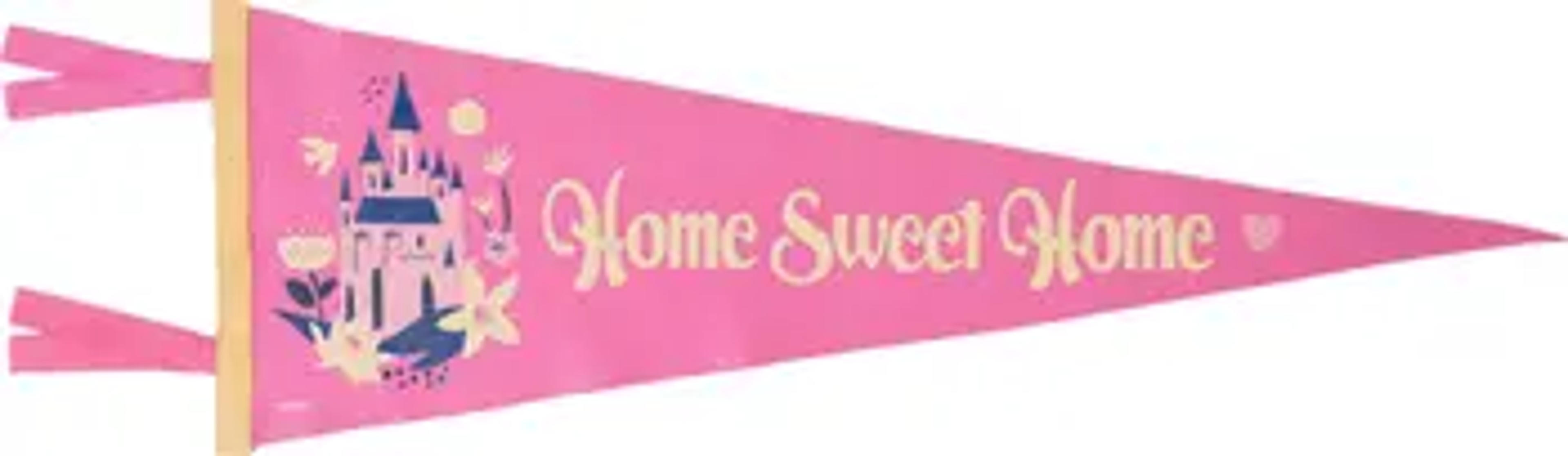 x Disney Home Sweet Home Felt Pennant Flag