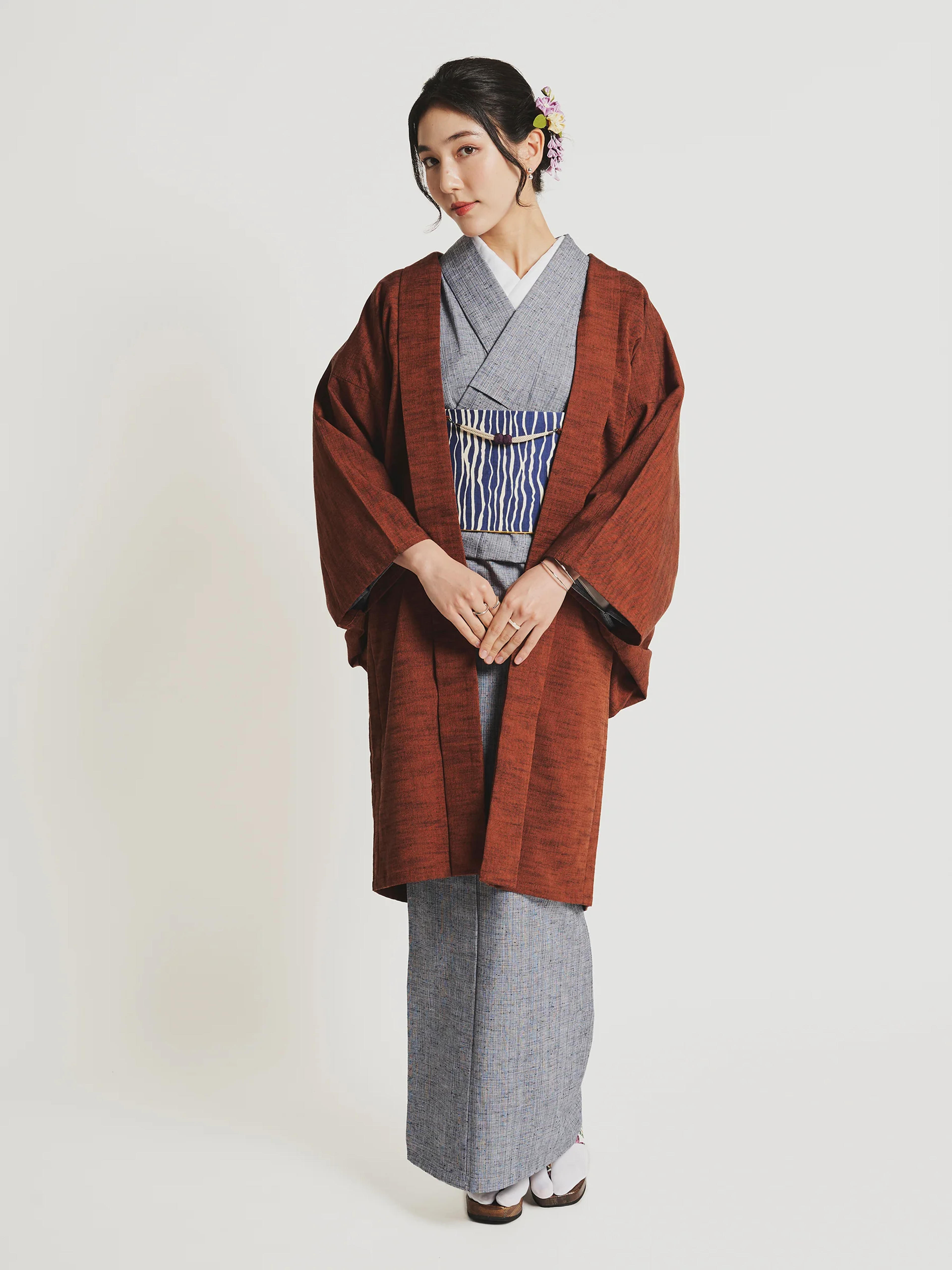 Momiji Red Traditional Haori Jacket | Japan Objects Store