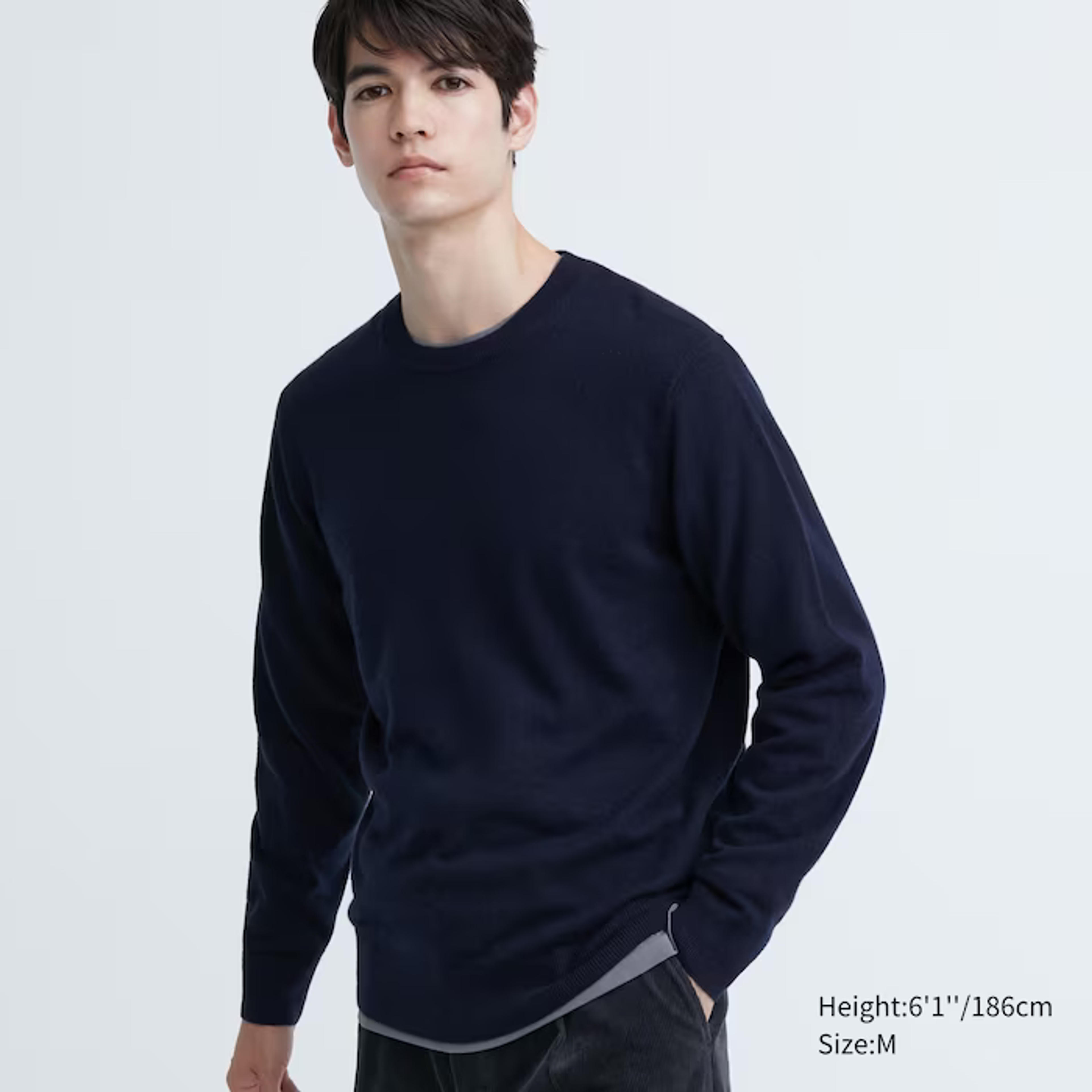 Cashmere Crew Neck Long-Sleeve Sweater | UNIQLO US