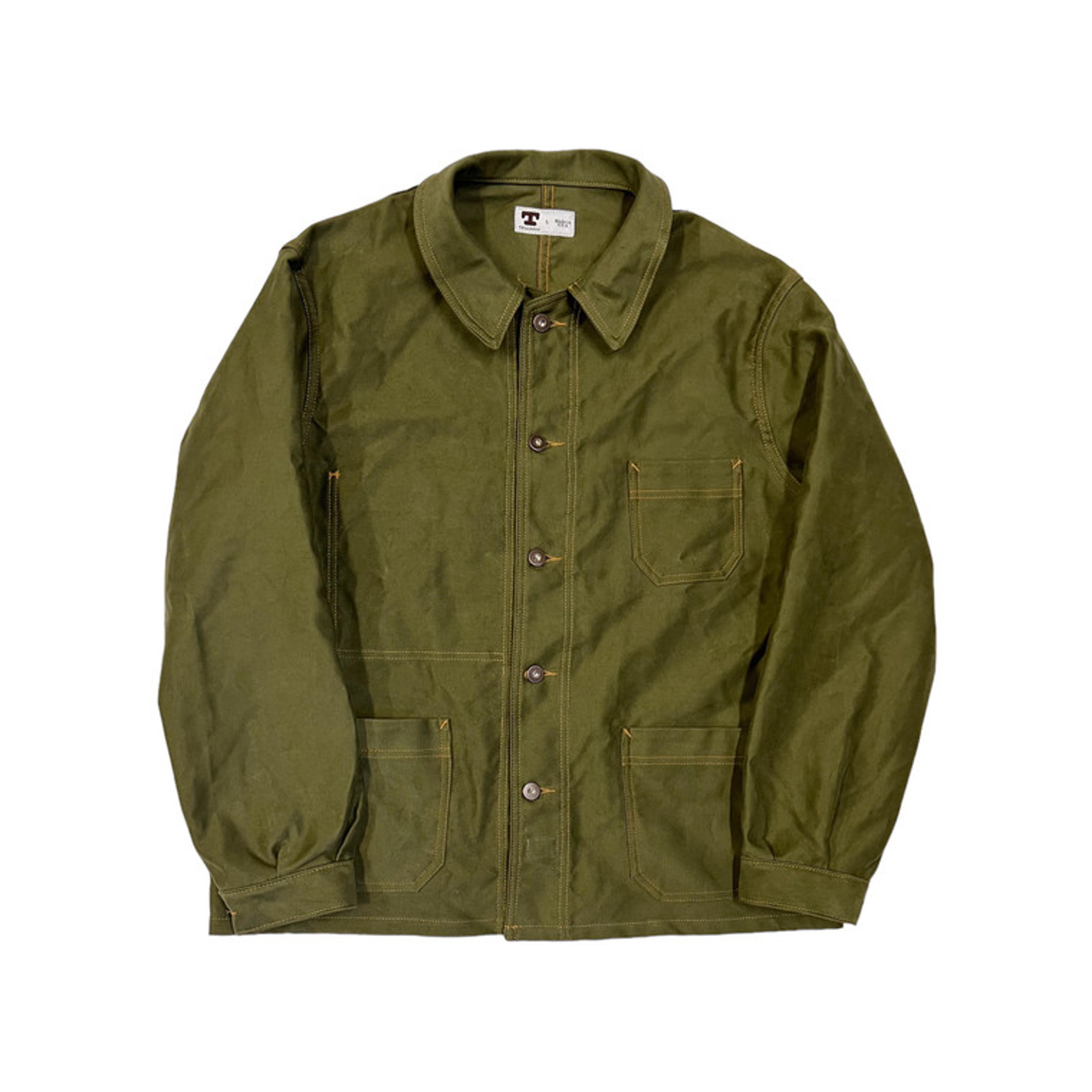 Grayford Moleskin Jacket Olive - Tellason