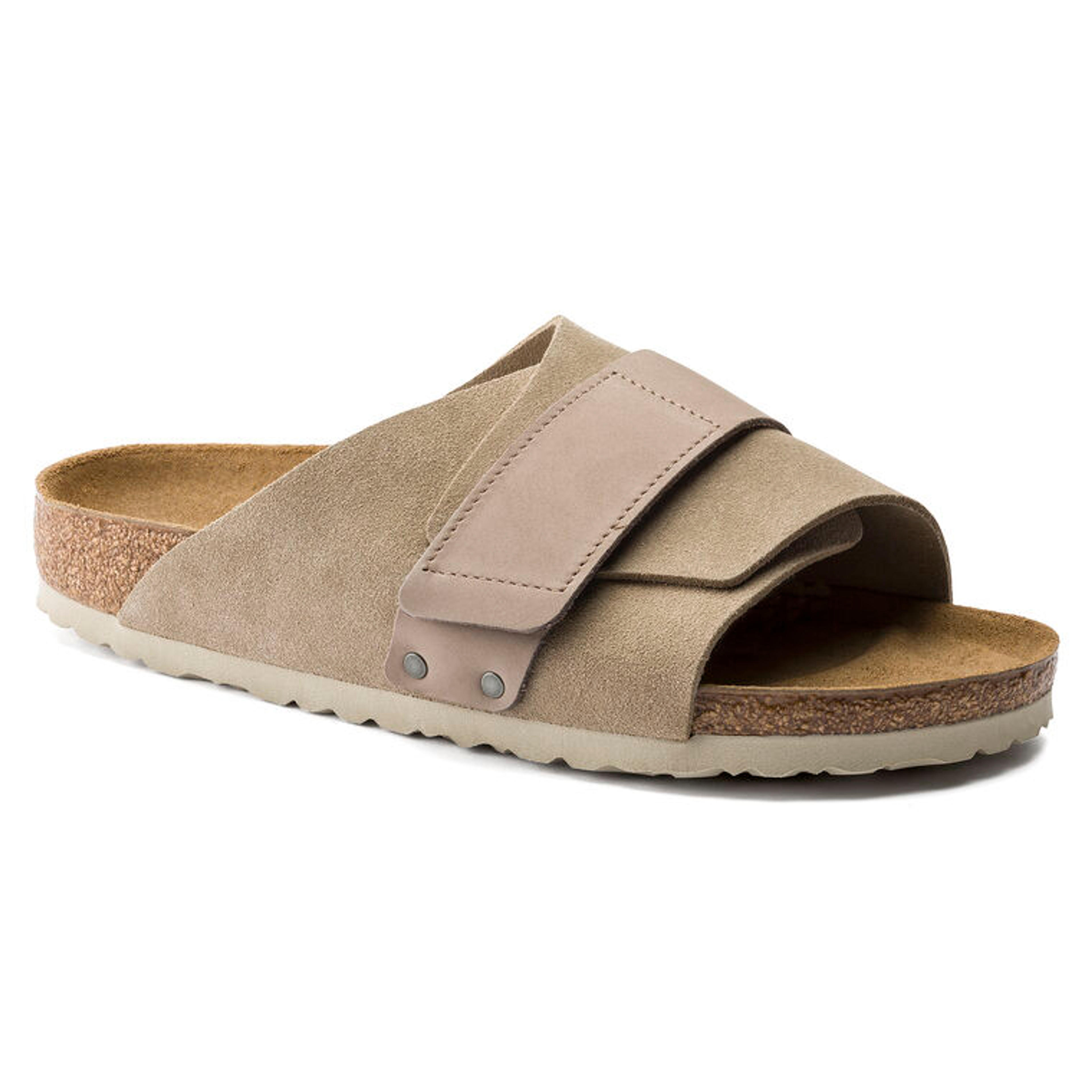 Kyoto Nubuck/Suede Leather Taupe | BIRKENSTOCK