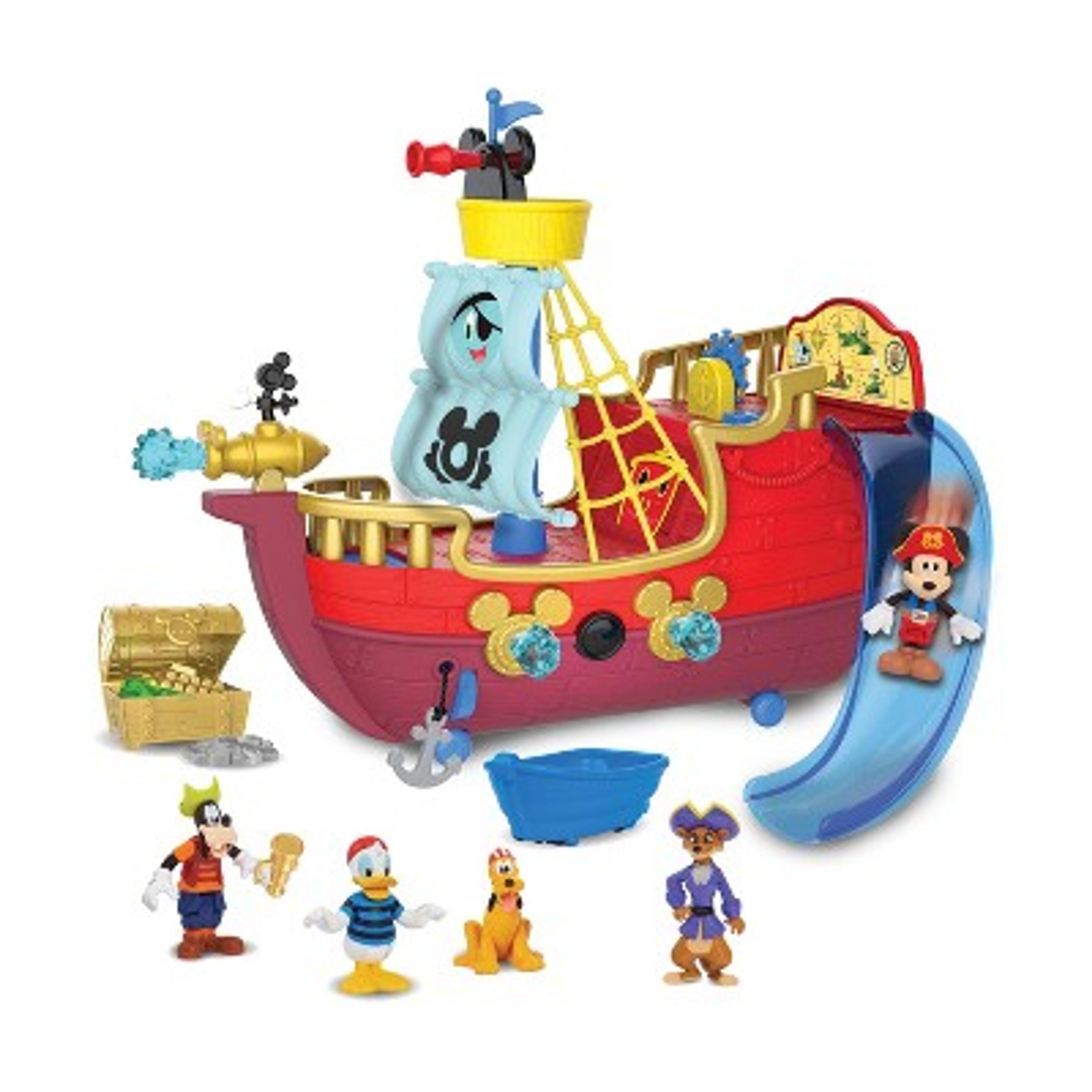 Disney Junior Mickey Mouse Funhouse Treasure Adventure Pirate Ship : Target