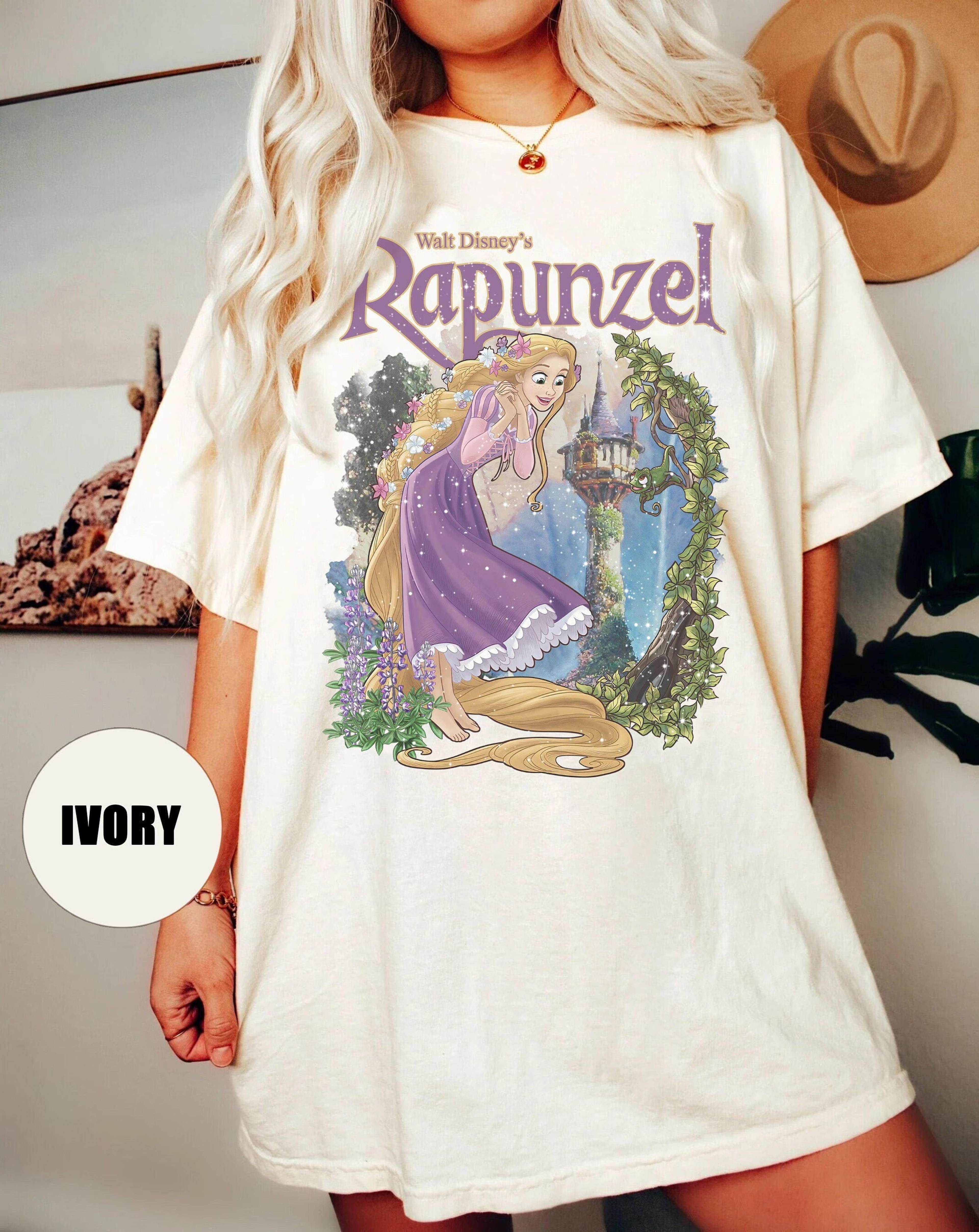 Retro Rapunzel Tangled Comfort Colors Shirt, Floral Rapunzel Shirt, WDW Disney Princess Shirt, Disneyworld Shirt, Tangled Lanterns Shirt - Etsy