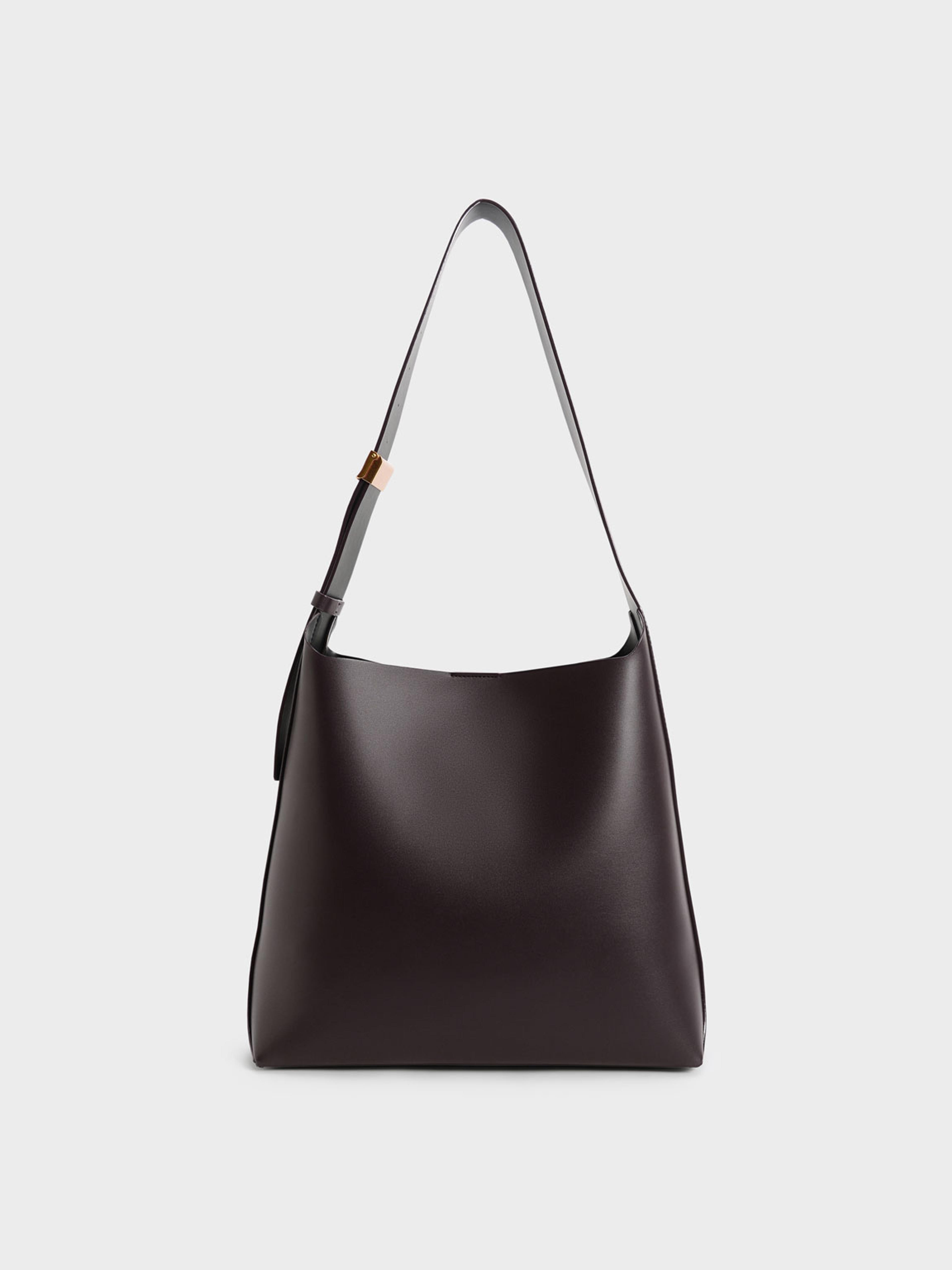 Dark Oak Edna Large Hobo Bag