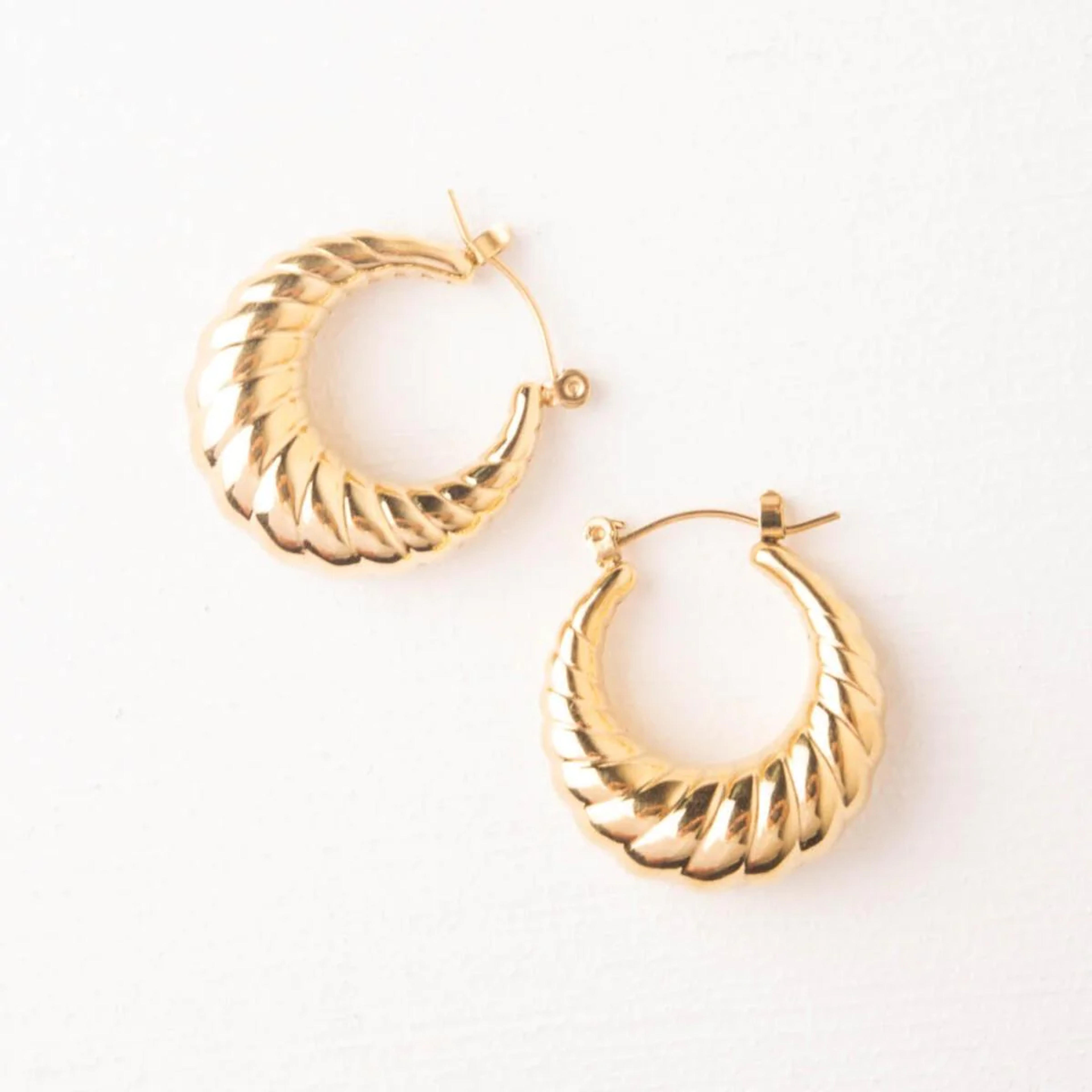 Esther Hoops: Gold – Lev Apparel