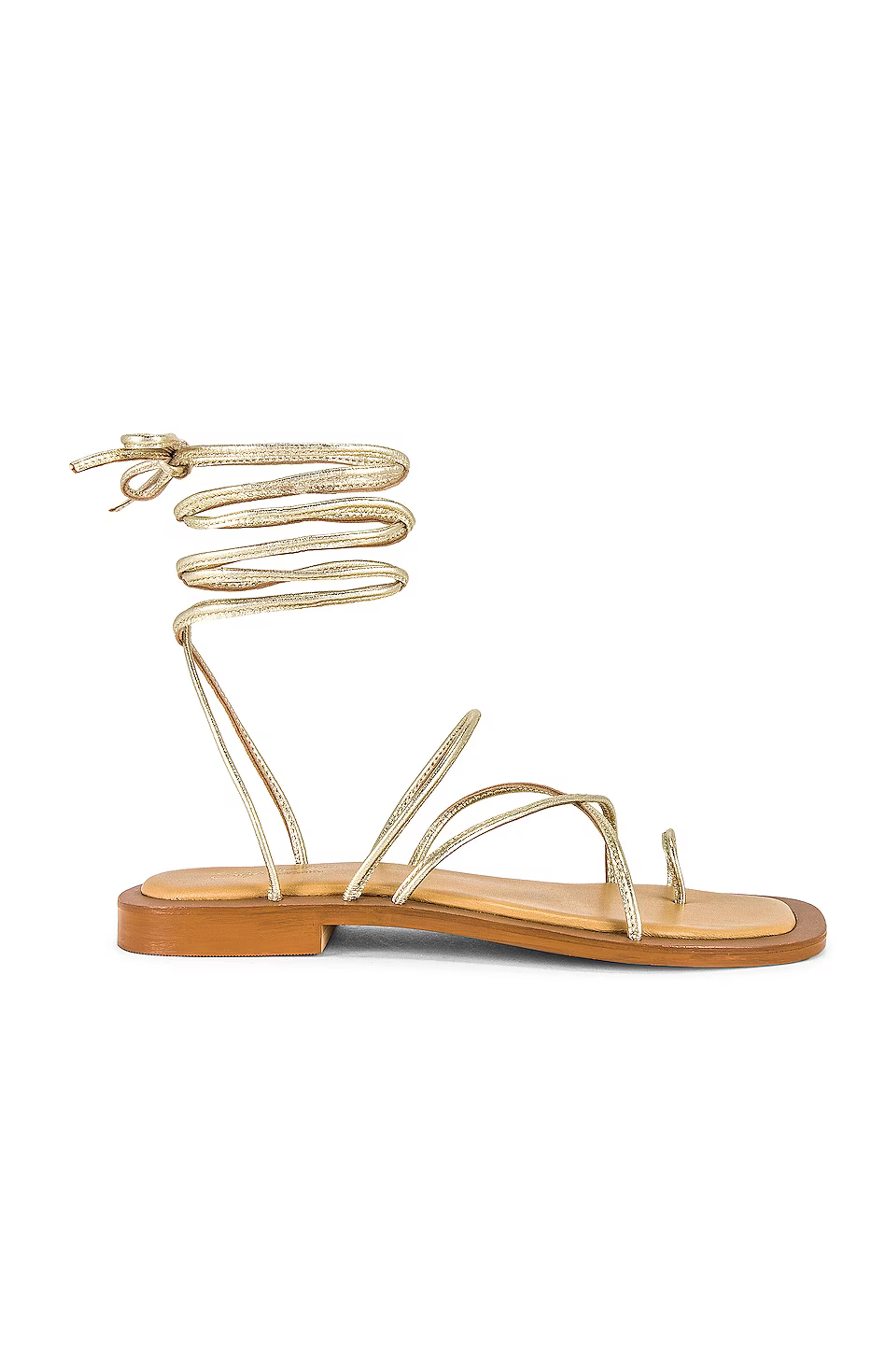 Seychelles Lilac Sandal in Light Gold Metallic Leather | REVOLVE