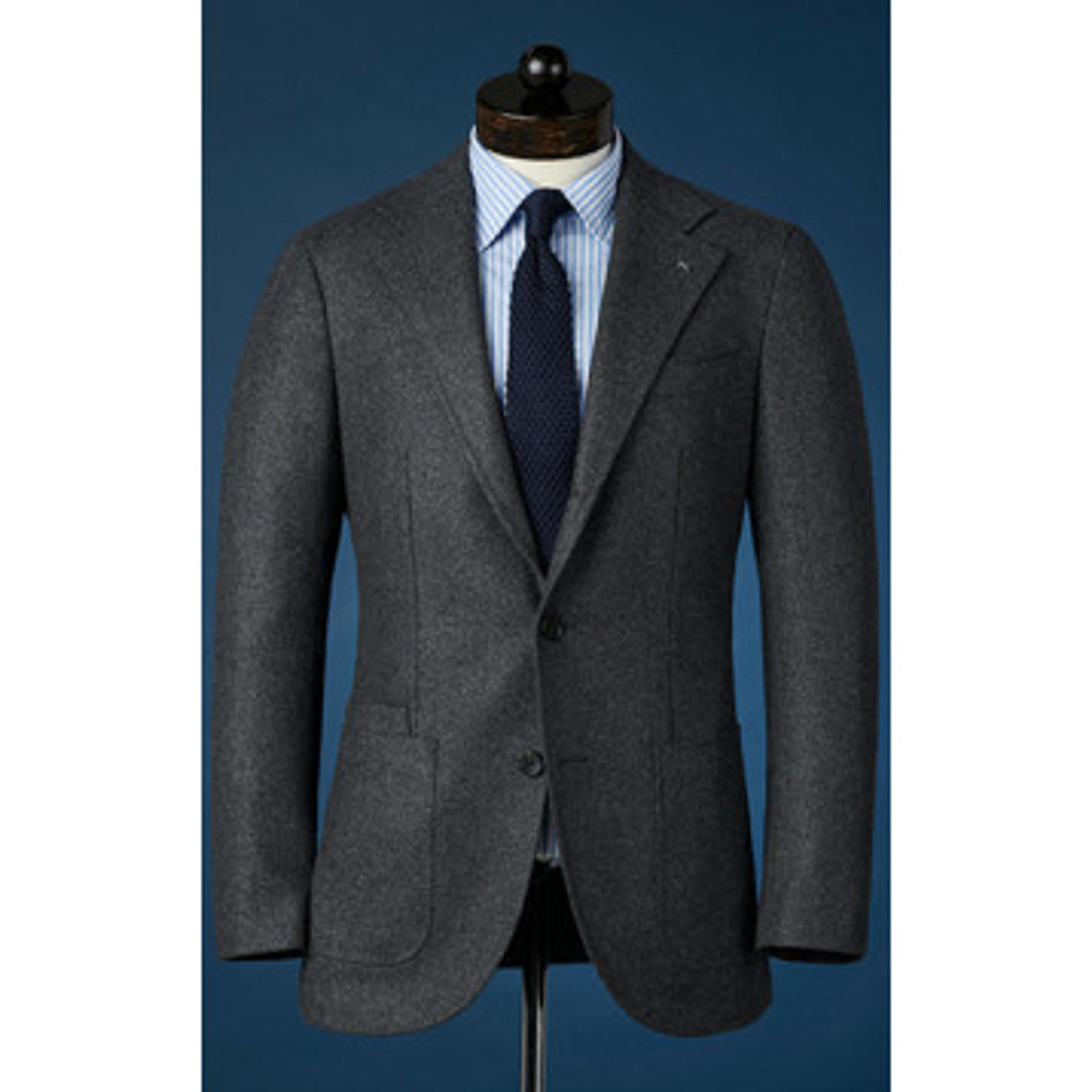 Charcoal Flannel Suit | $678 ($462 on sale)