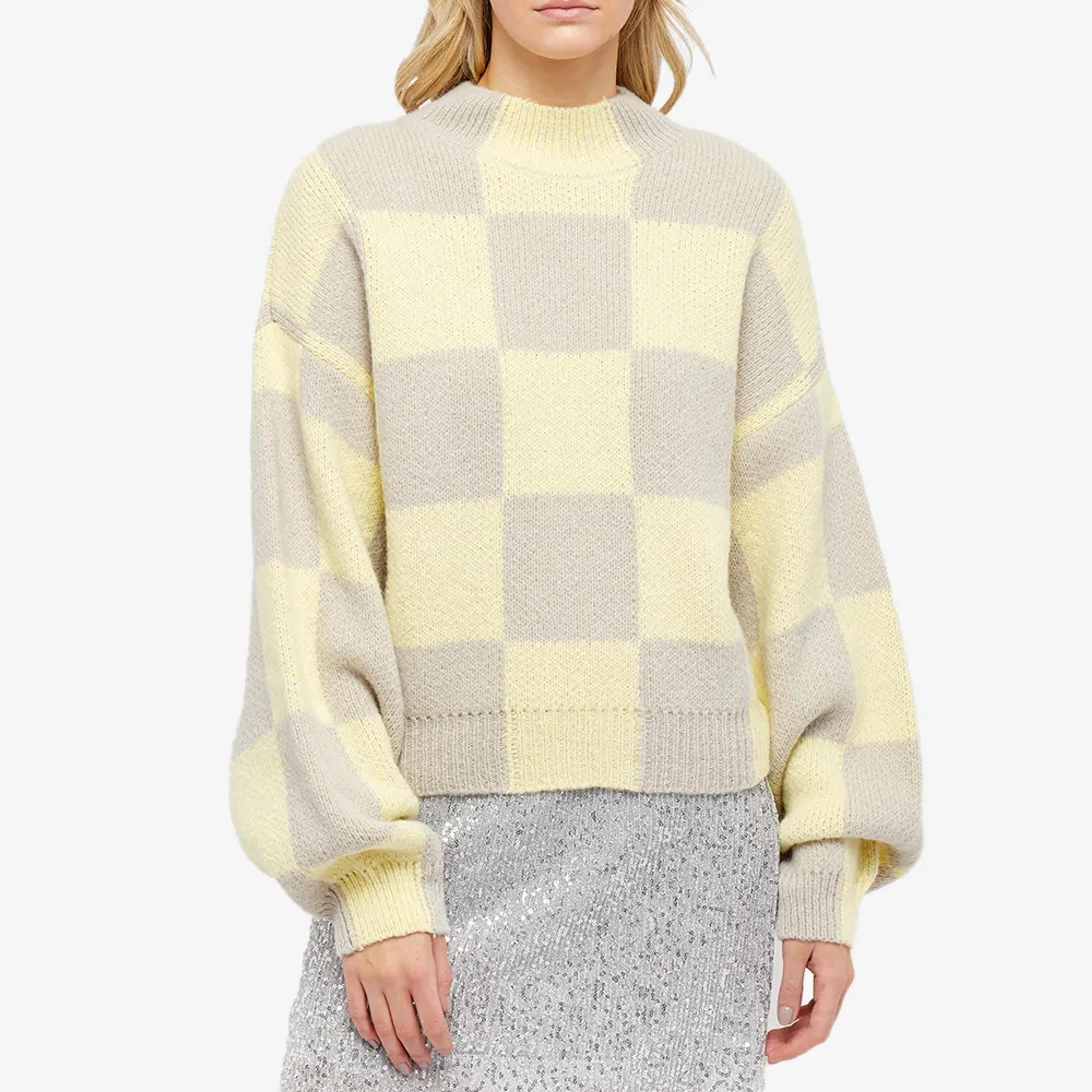 Stine Goya Adonis Checked Knit Jumper Multi | END. (Europe)