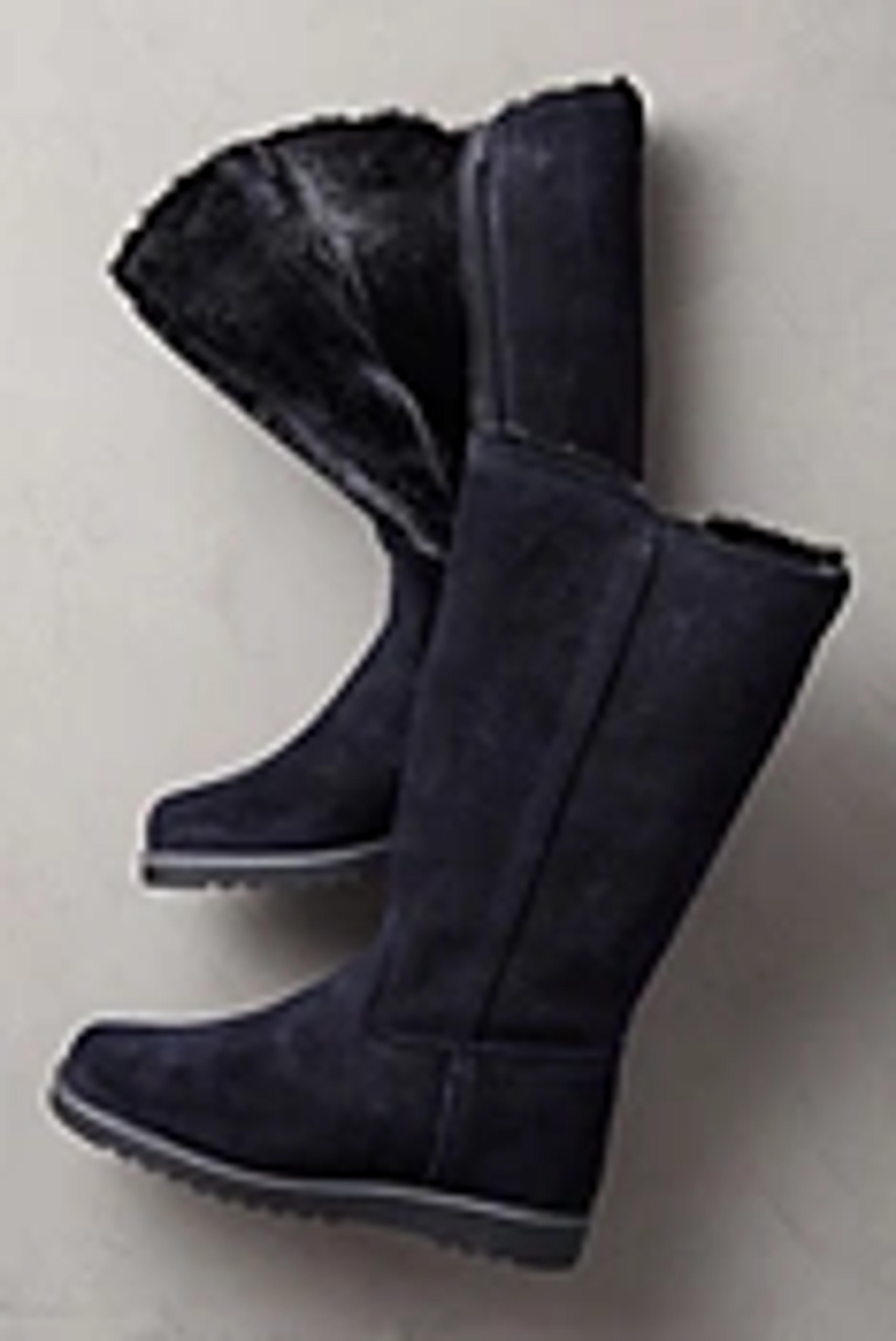 Women's Olivia Shearling-Lined Waterproof Suede Boots