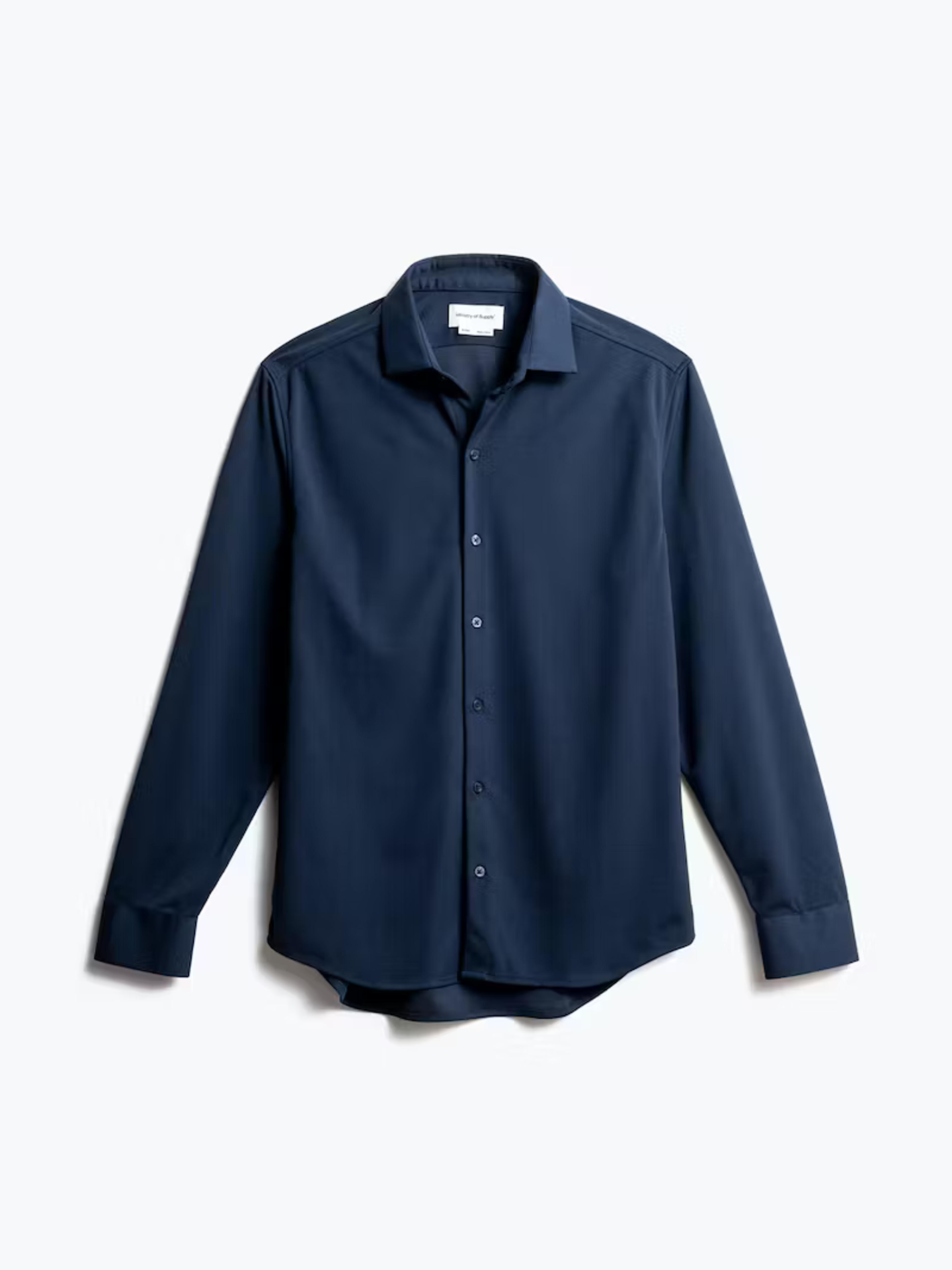 Navy Men's Apollo Shirt | Ministry of Supply