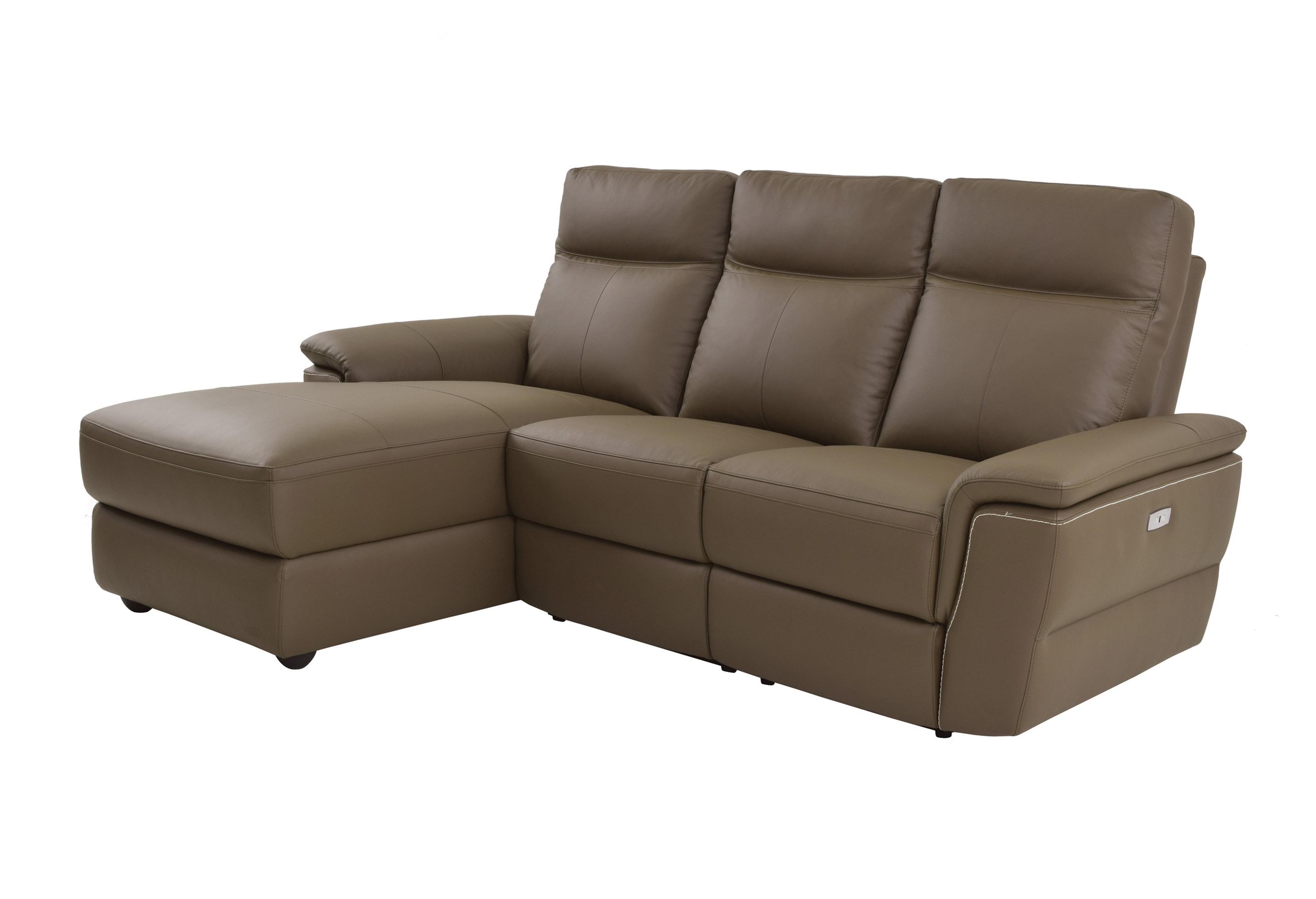 Amazon.com: Homelegance 830835LRC Olympia 3 Piece Power Reclining Sectional Sofa with with Left Side Chaise & USB Charging Port Top Grain Leather Match, Raisin : Home & Kitchen