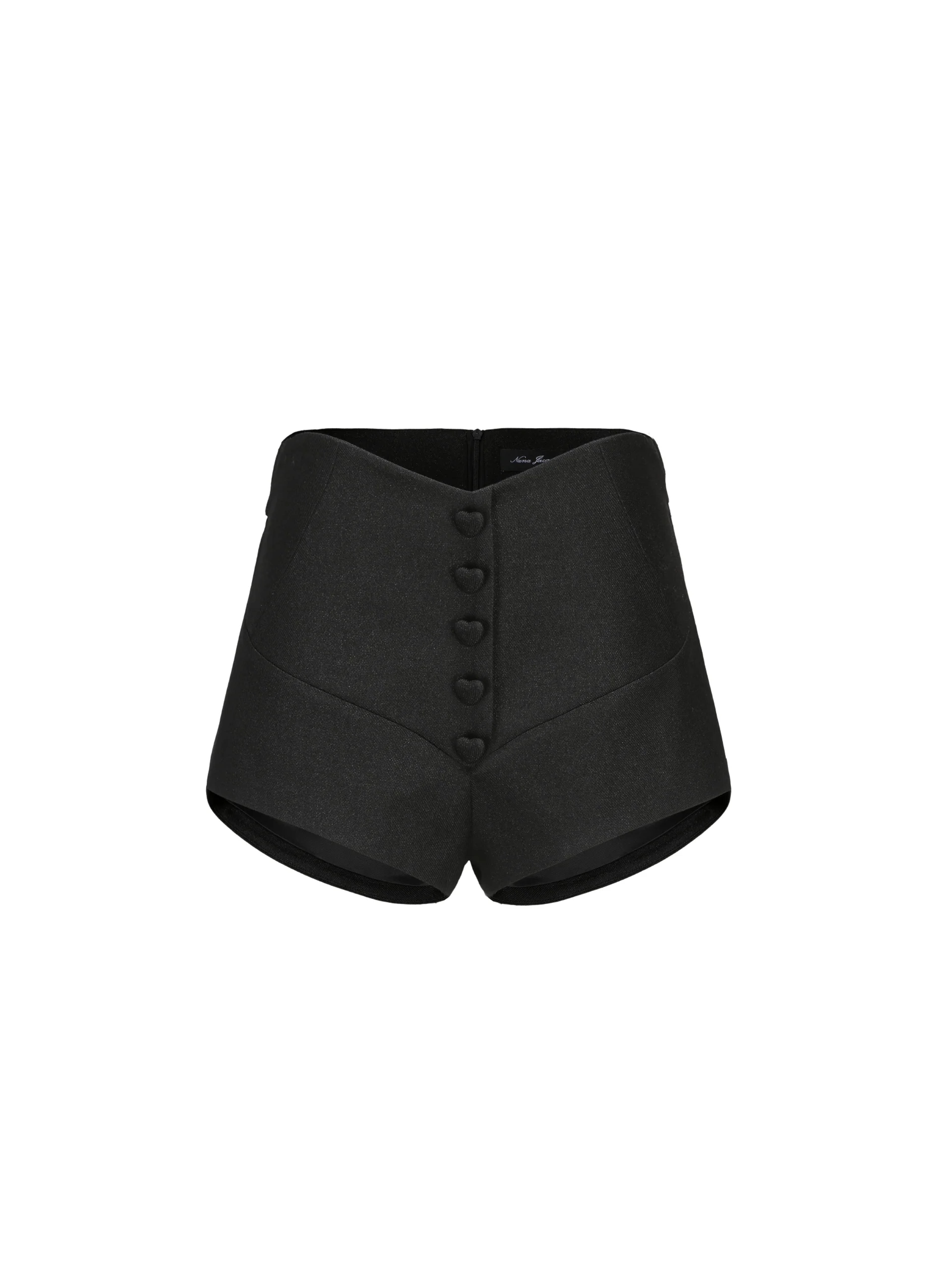 Annica Heart Shorts (Black) (Final Sale) – Nana Jacqueline