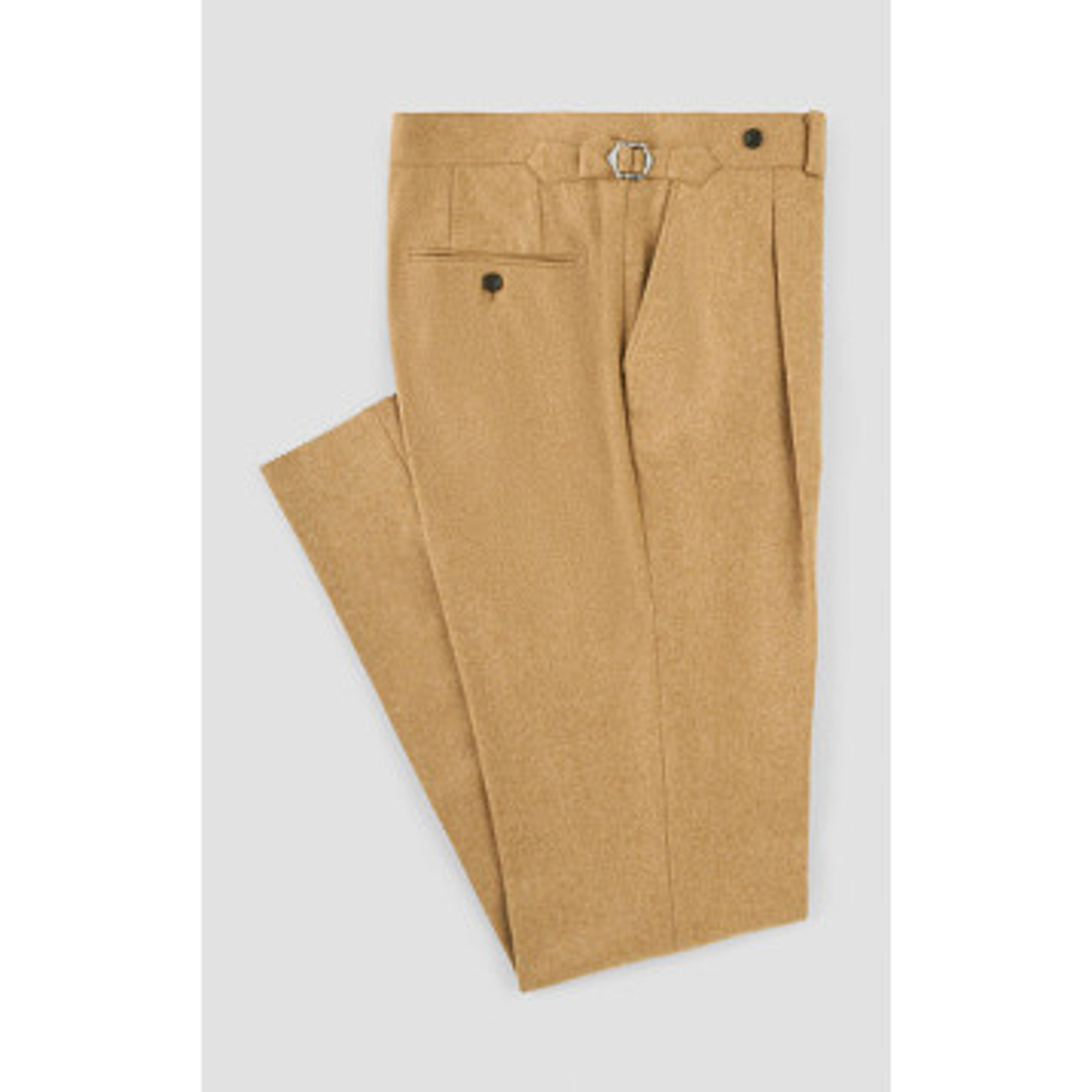 Minnis - Camel Flannel - High Rise Trouser | SPIER & MACKAY