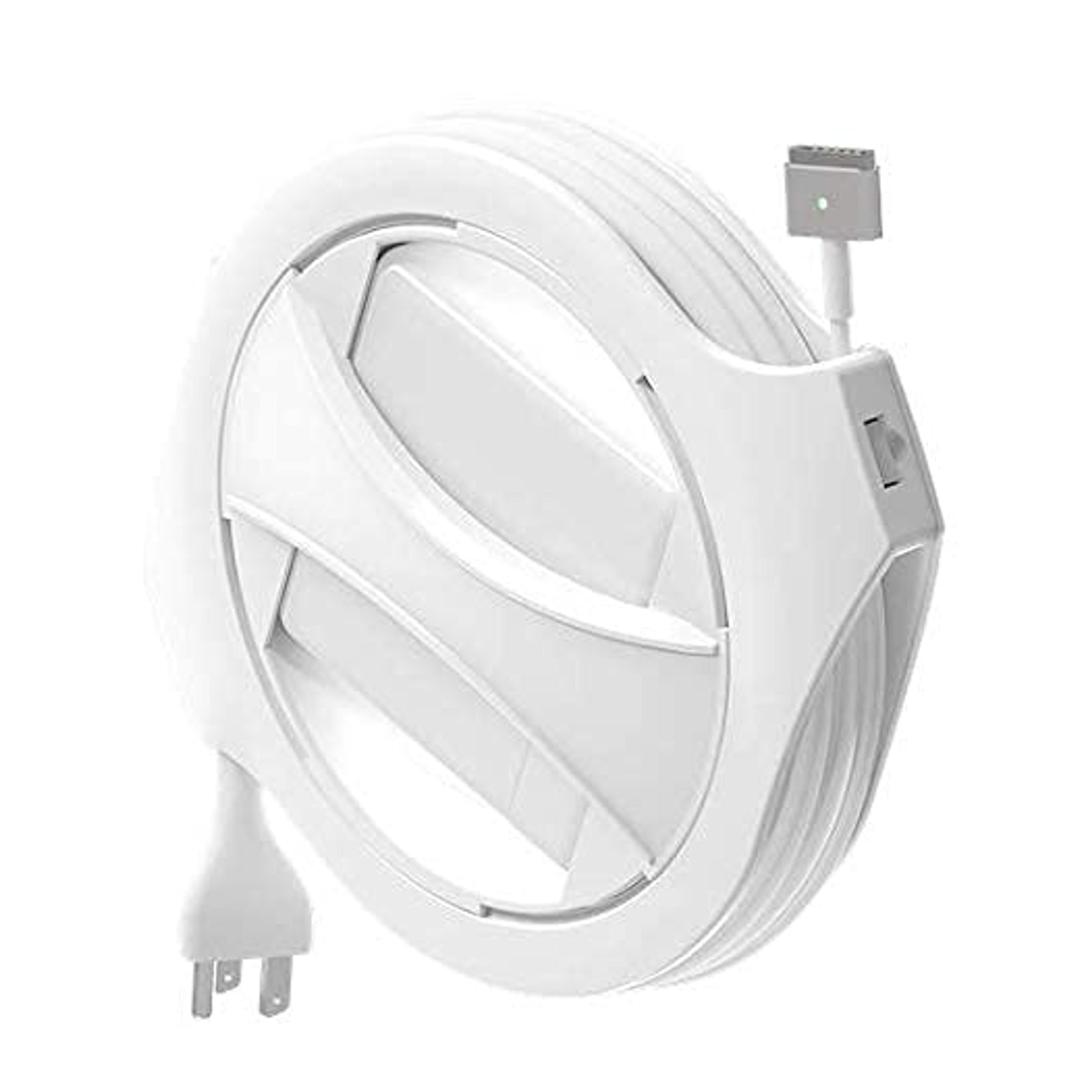 Amazon.com: Fuse Reel Side Winder MacBook Charger Organizer Compatible with USB-C and MagSafe Apple Adapter - Travel Essential and Desk Cord Case and Cable Management for MacBook Pro Laptop Adapter : Electronics