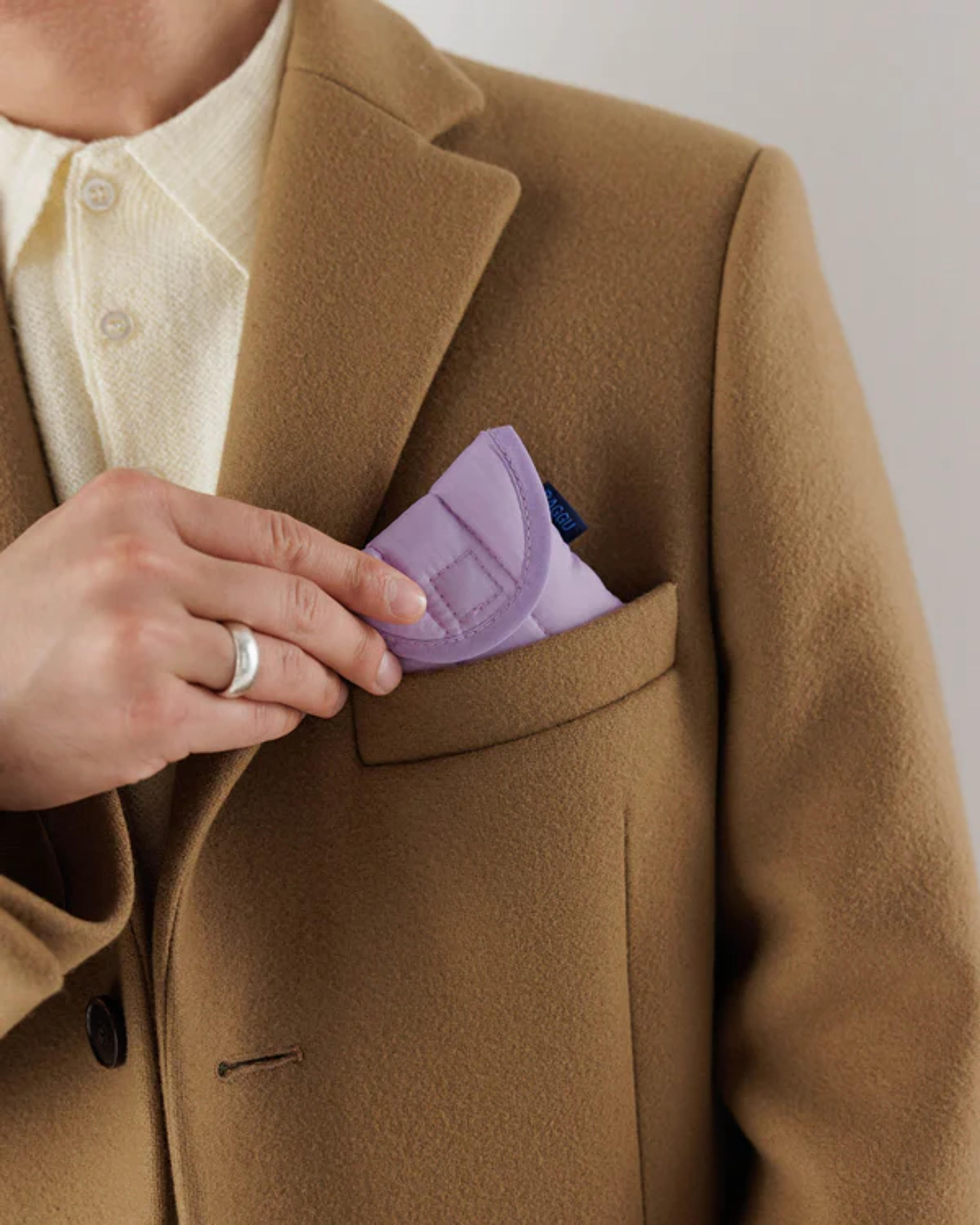 Puffy Earbuds Case : Dusty Lilac - Baggu