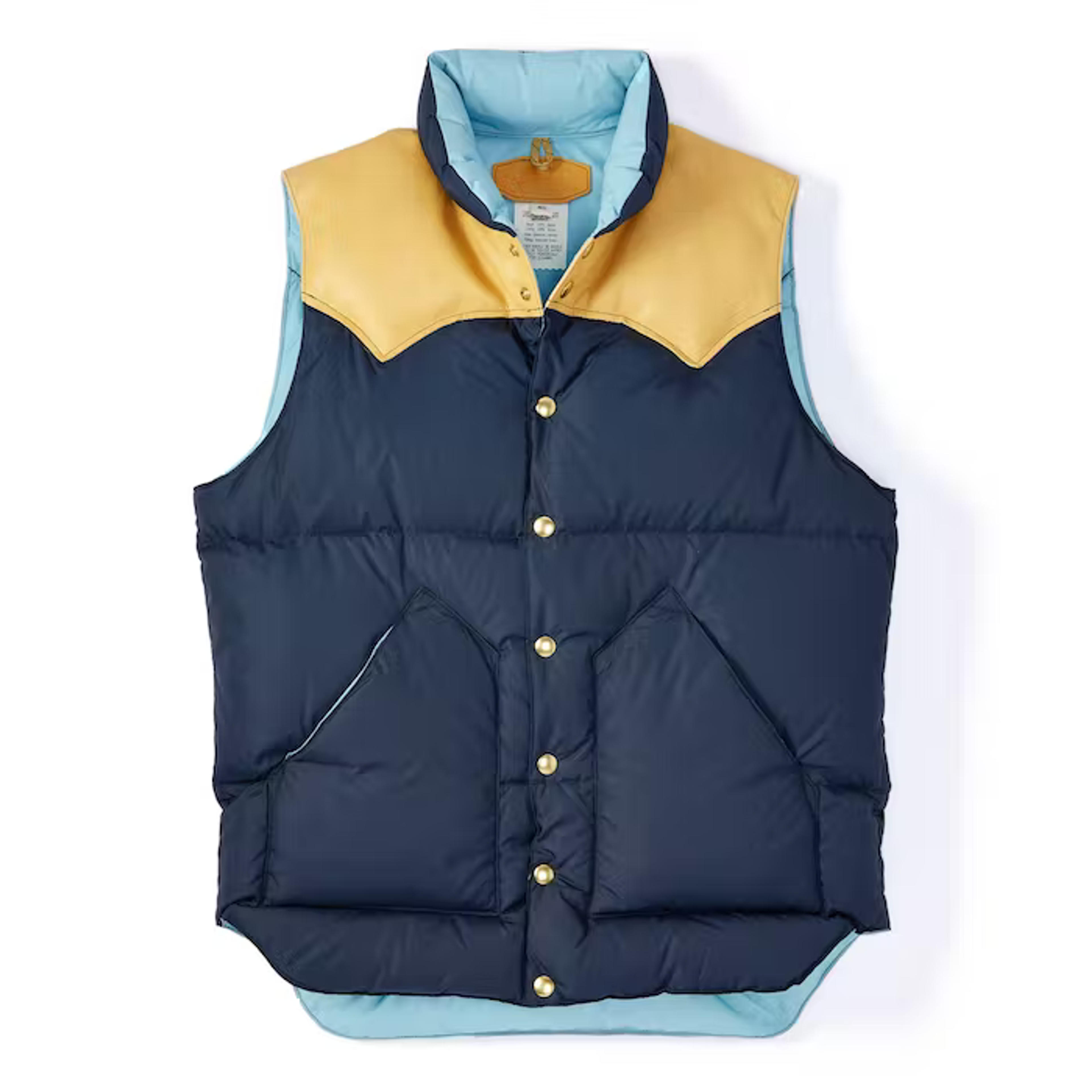 Rocky Mountain Featherbed The Heritage Down Puffer Vest - Navy | Vests | Huckberry