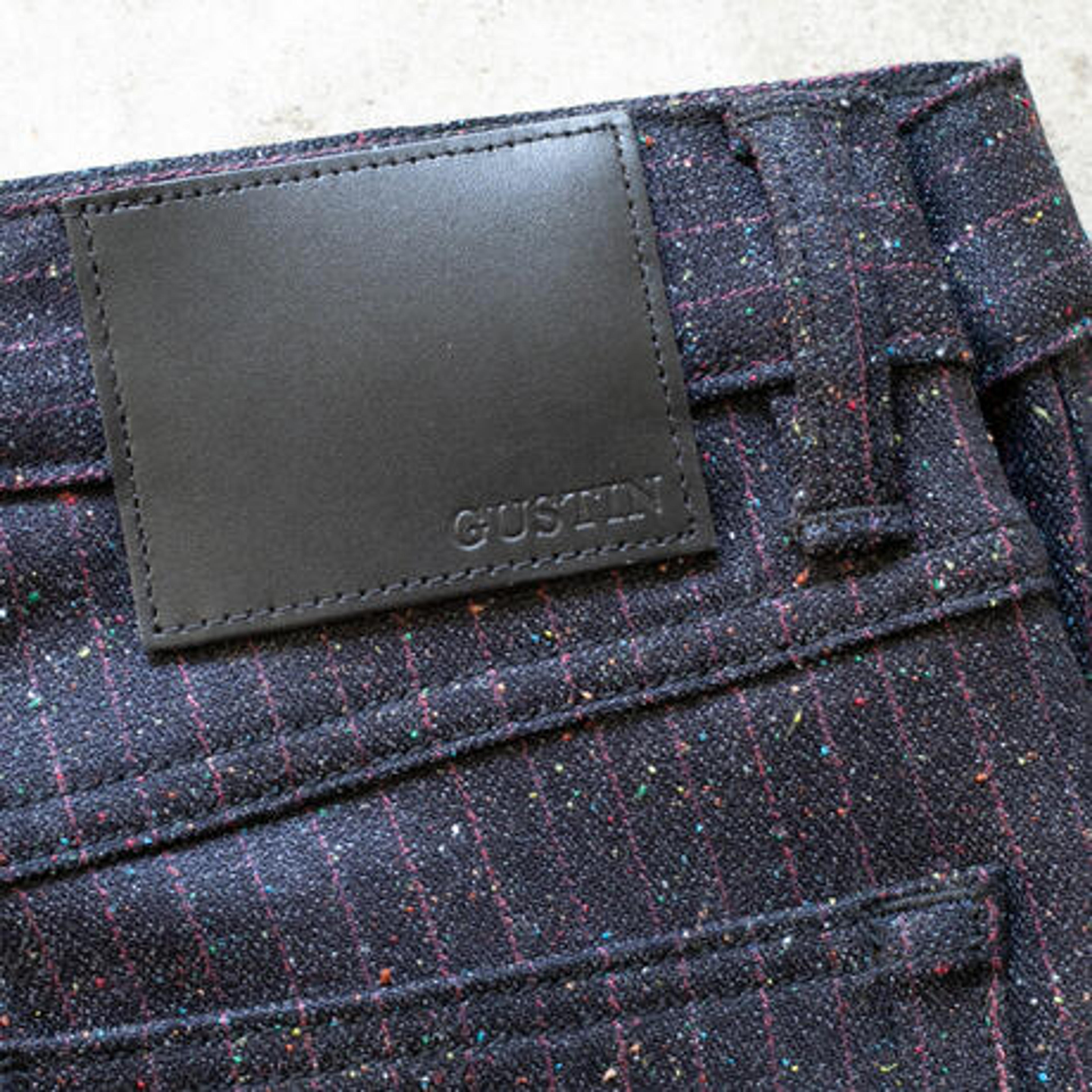 324 Black Pinstripe Rainbow Nep 5 Pocket | 5 Pocket Pants