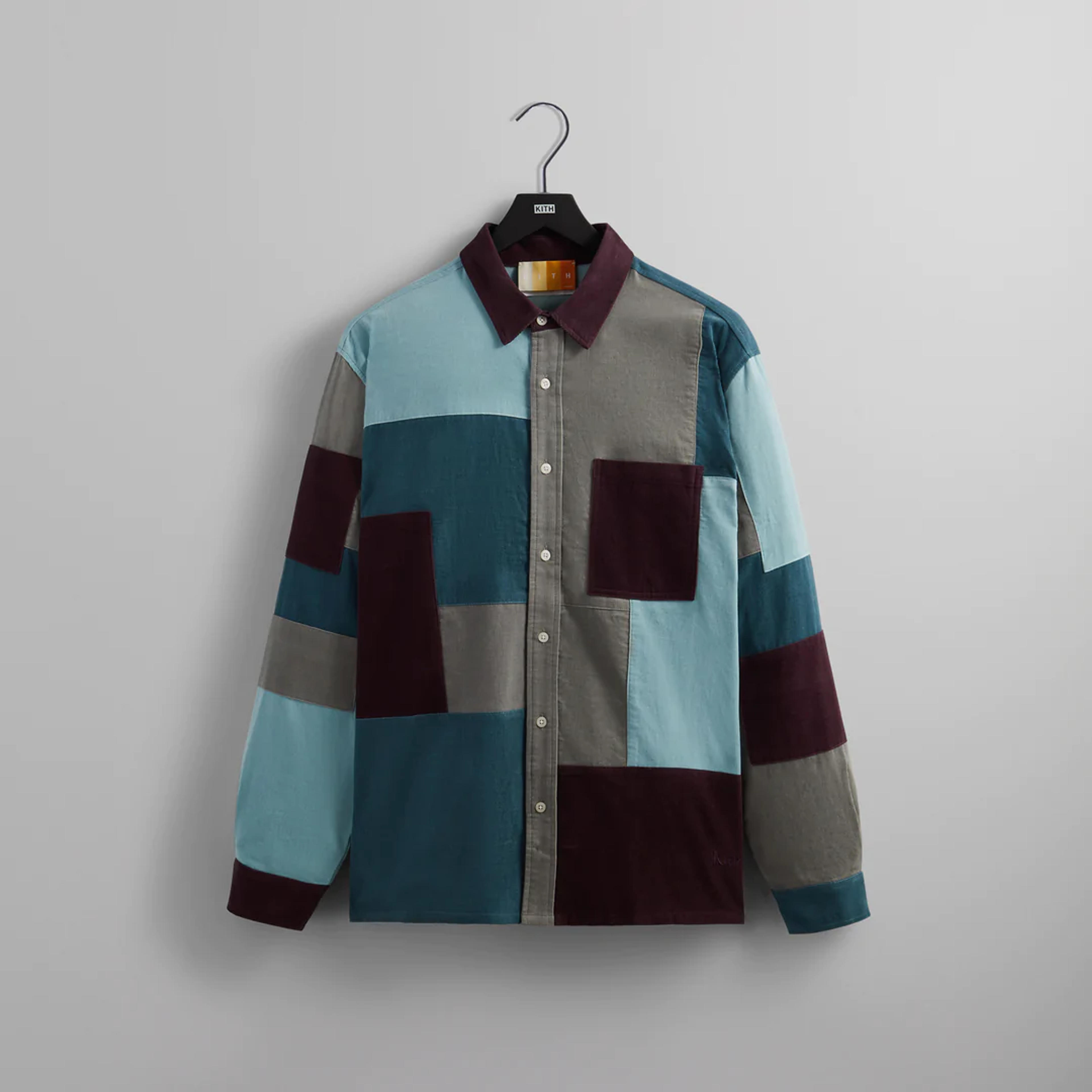 Kith Patchwork Cord Ludlow Shirt - Largo