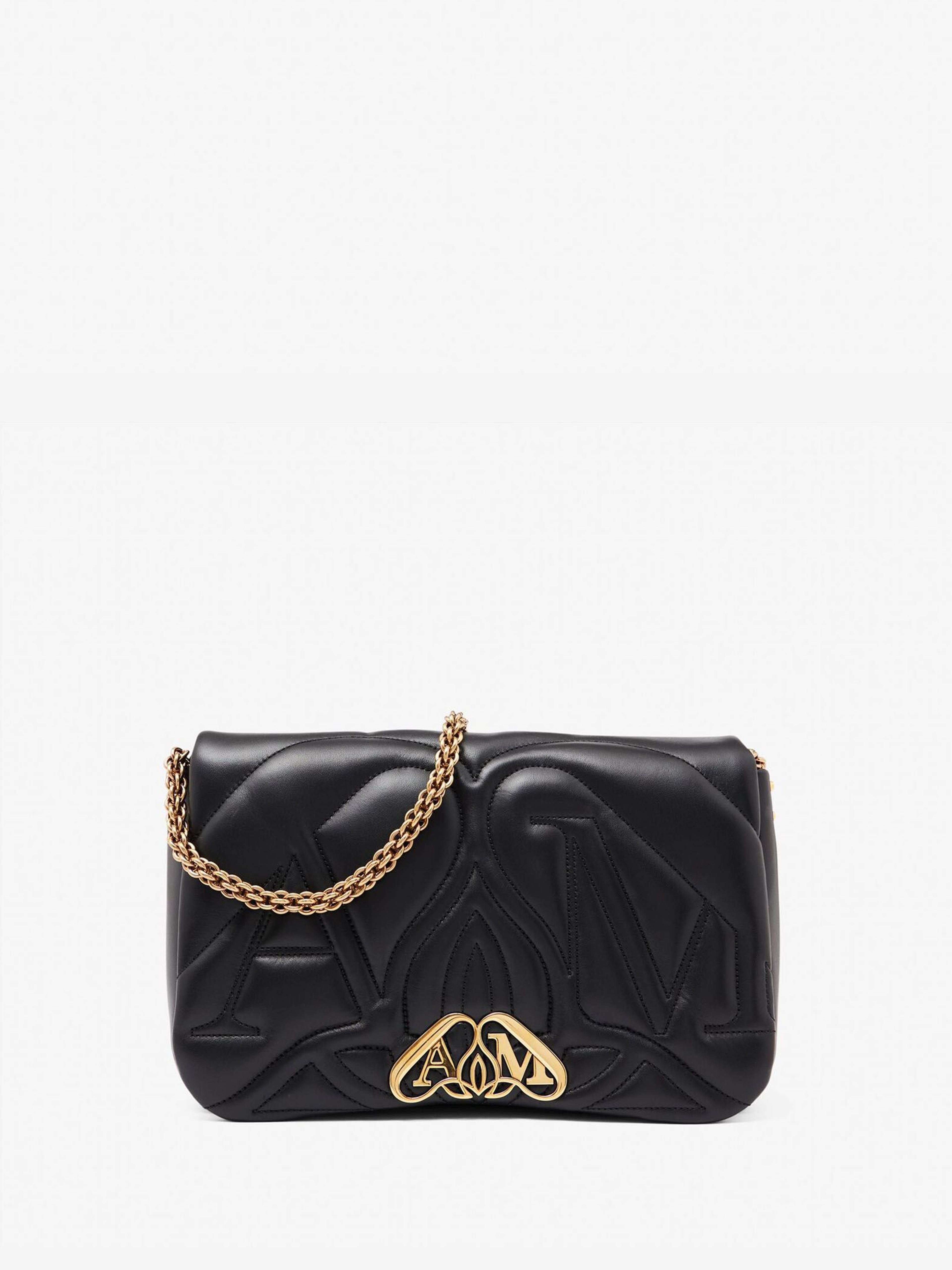 The Seal Bag in Black | Alexander McQueen US