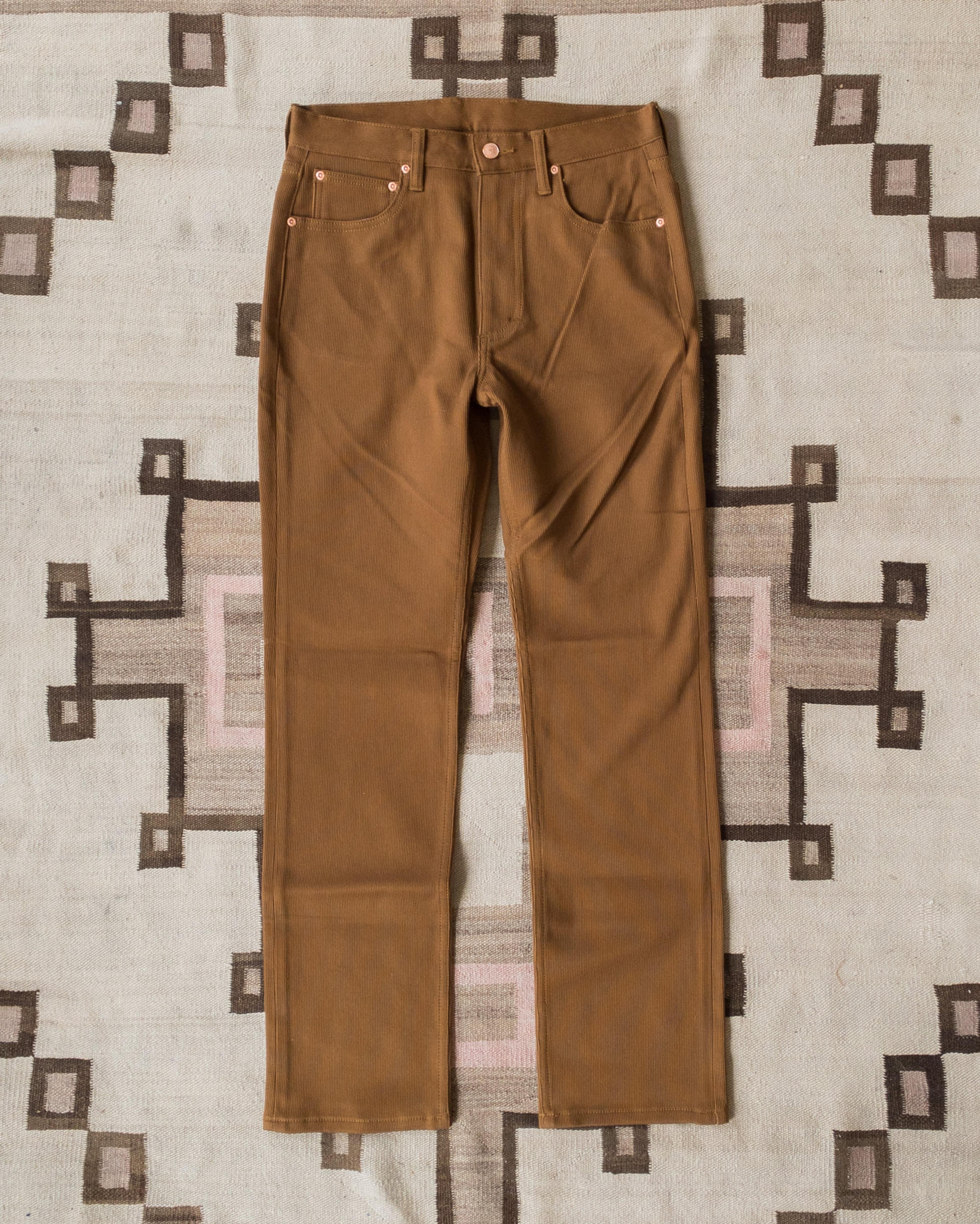 Bay Brown Bedford Cord Five Pocket Pants – Wythe New York