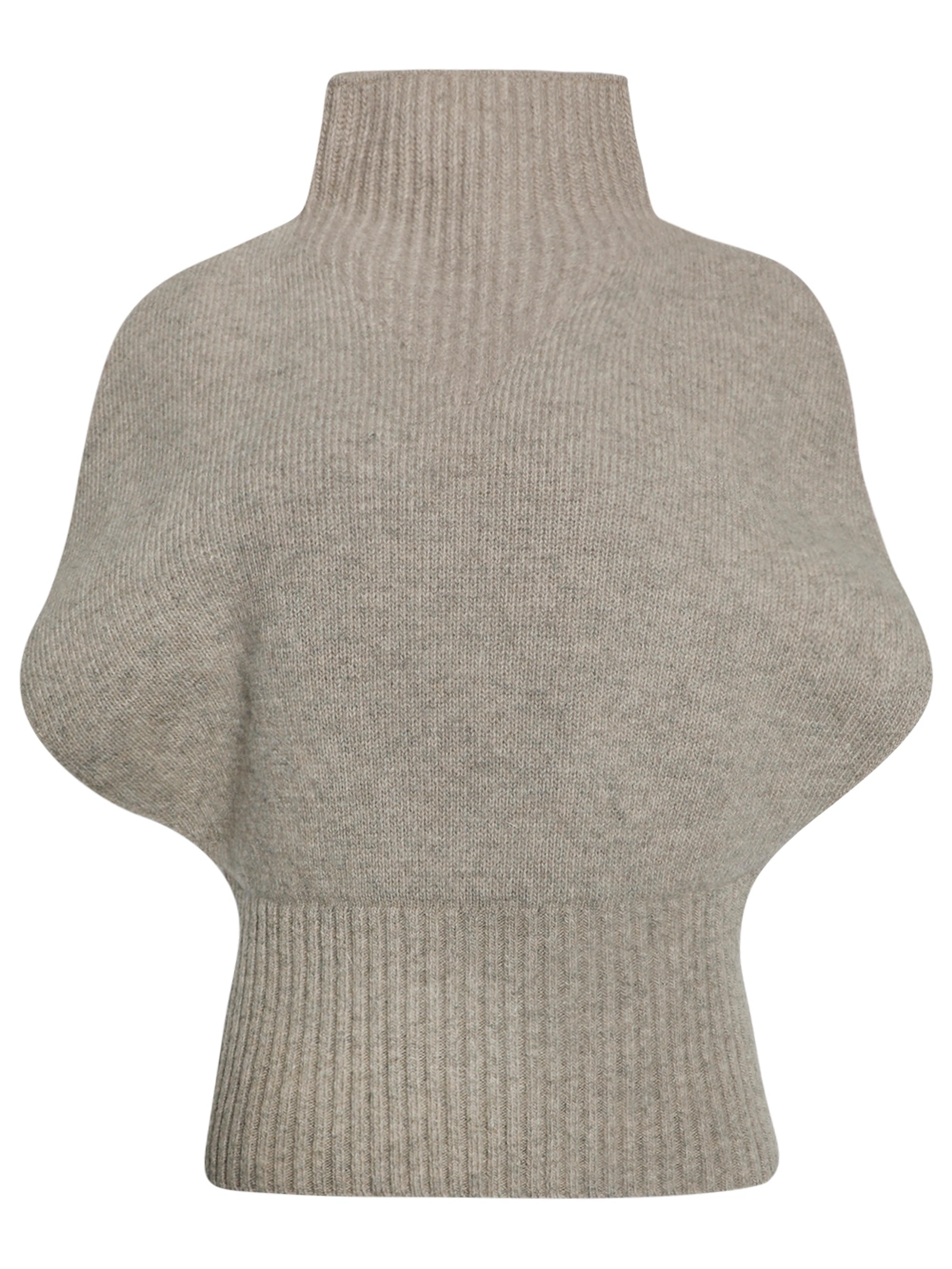 Shetland Double Face Sweater Cement Melange | The Webster