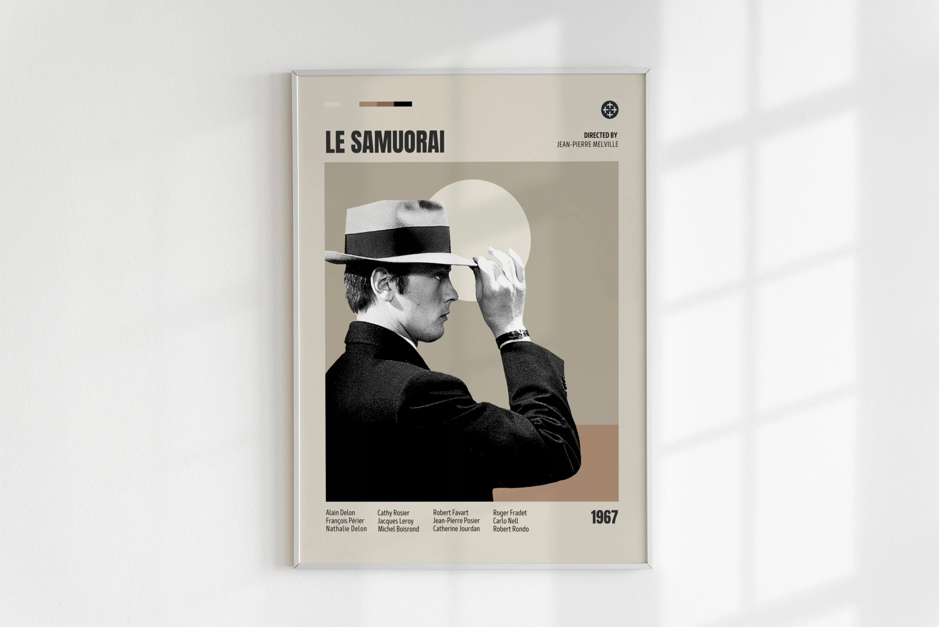 Le Samuorai Poster Jean-pierre Melville Minimalist Movie - Etsy