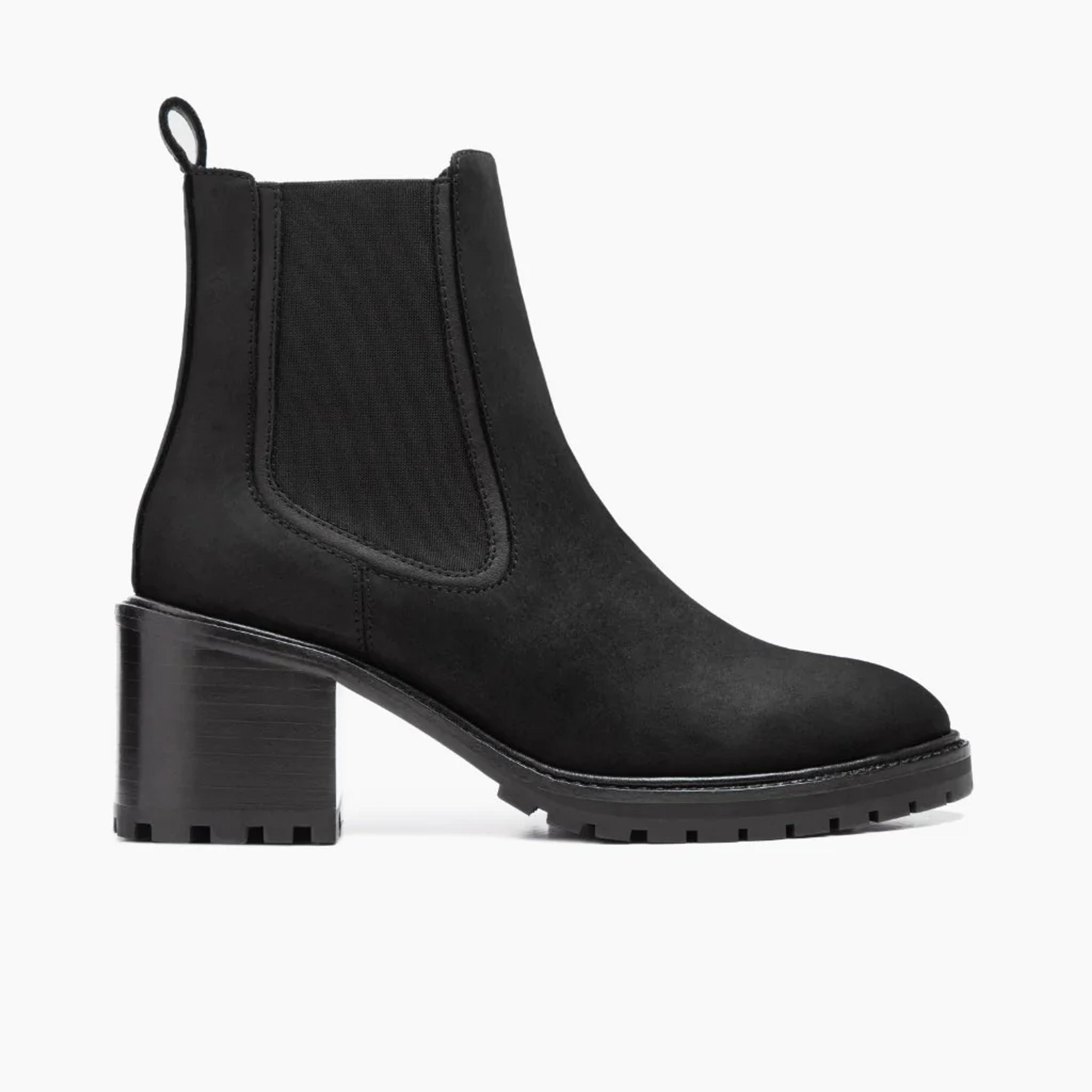 Women's Knockout High Heel Chelsea Boot In Black Matte - Thursday