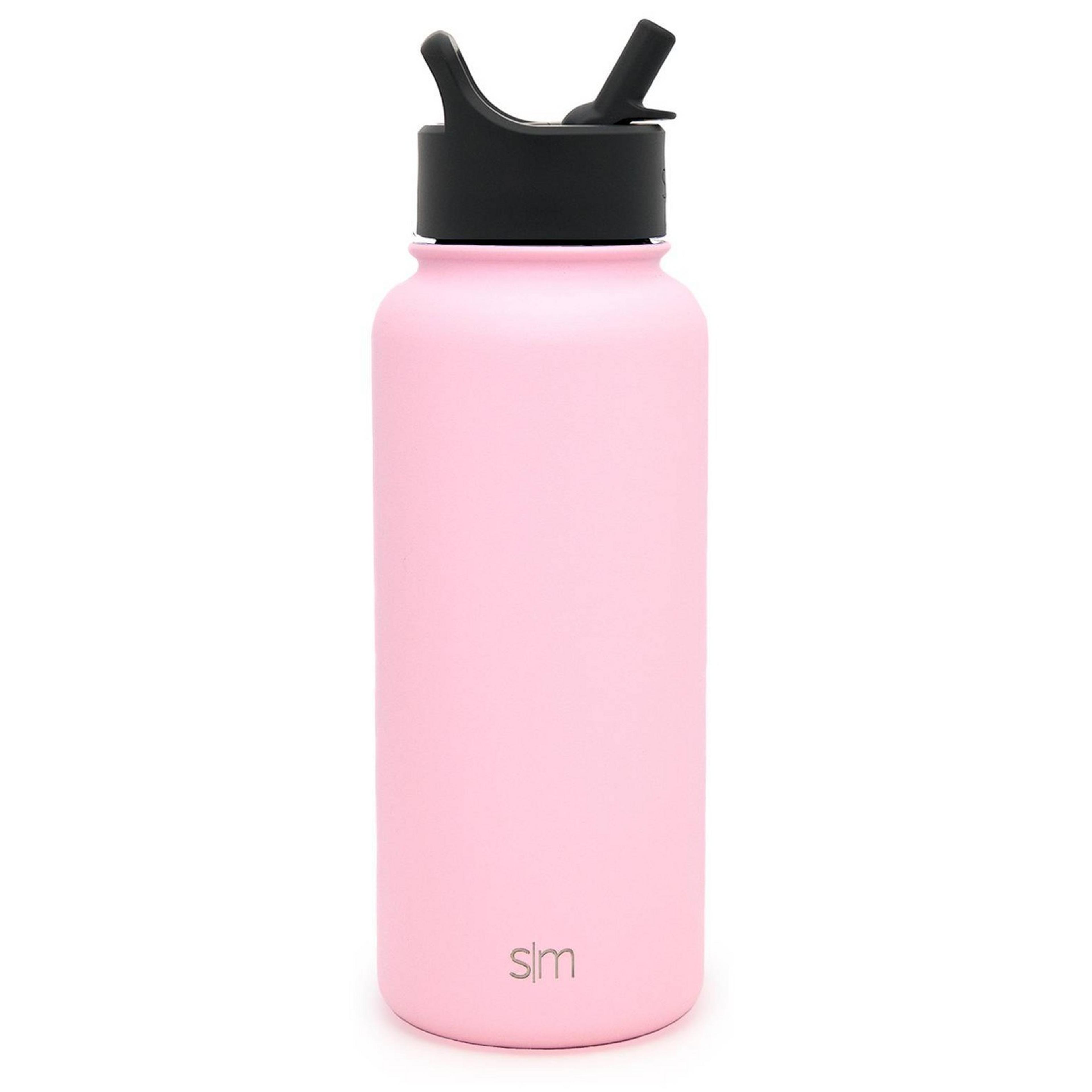 Simple Modern 32oz Stainless Steel Summit Water Bottle with Straw Lid Summit Blush