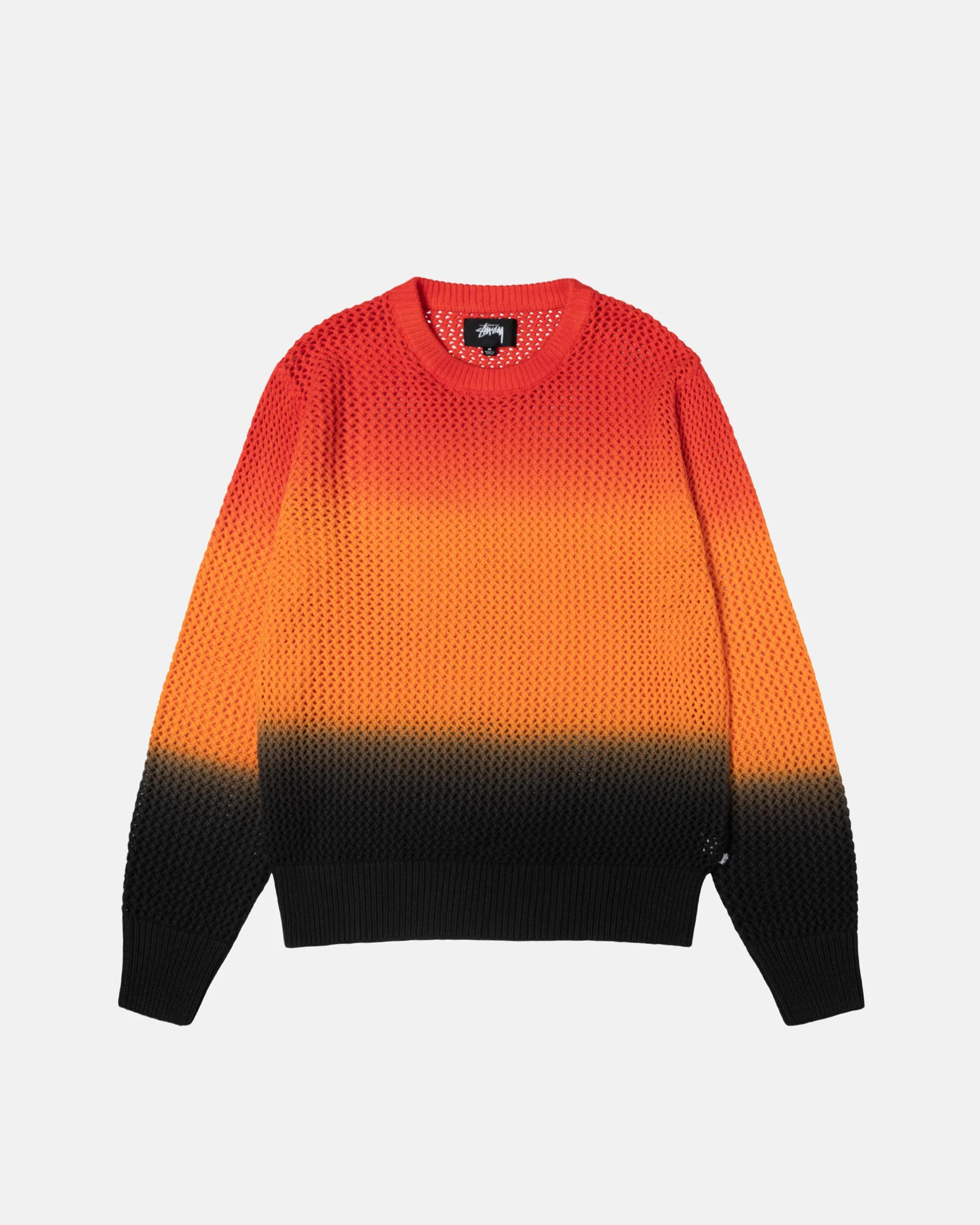 Pigment Dyed Loose Gauge Knit Sweater - Men's Sweaters