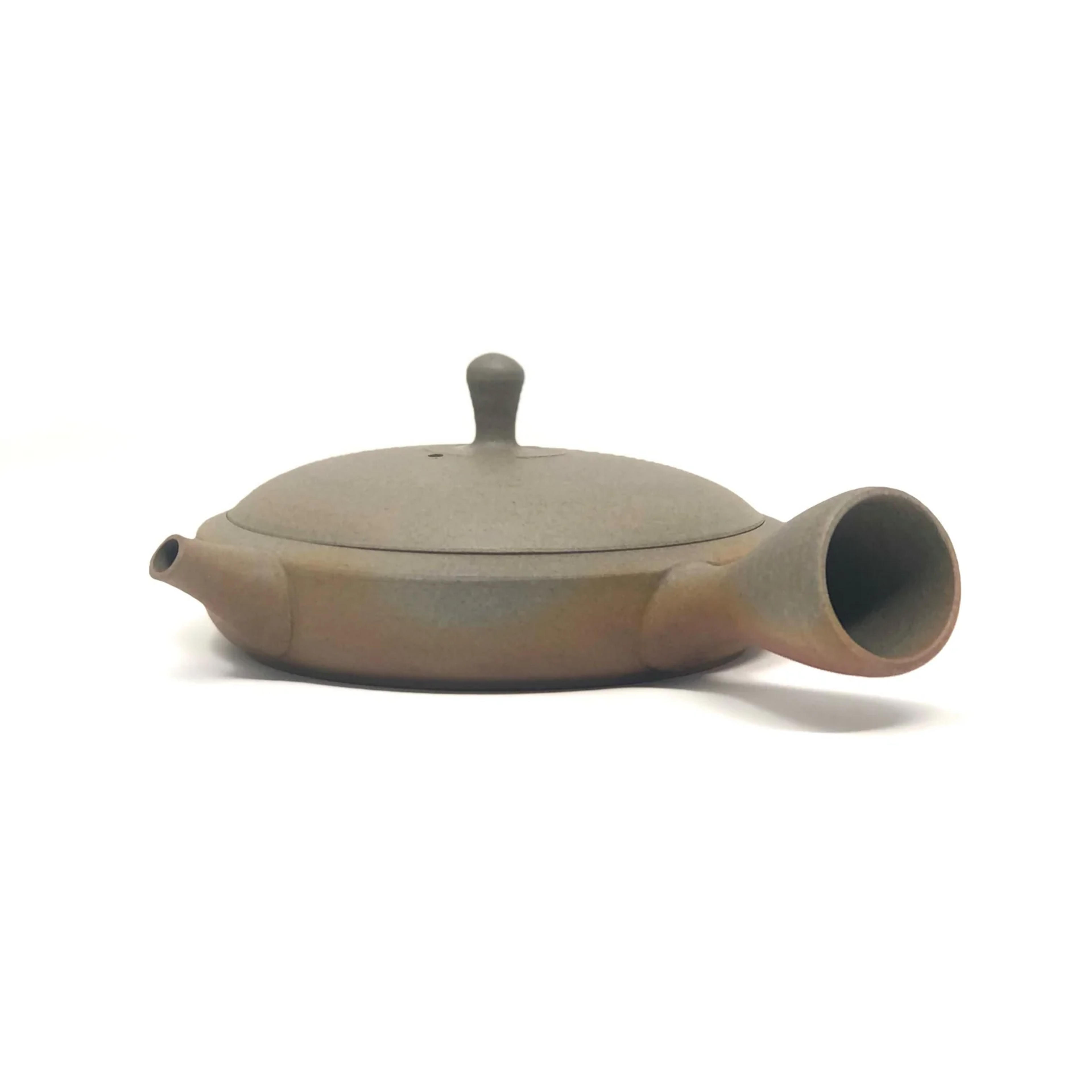 Flat Clay Tea Pot - Hiragata Kyusu – ARTEAO