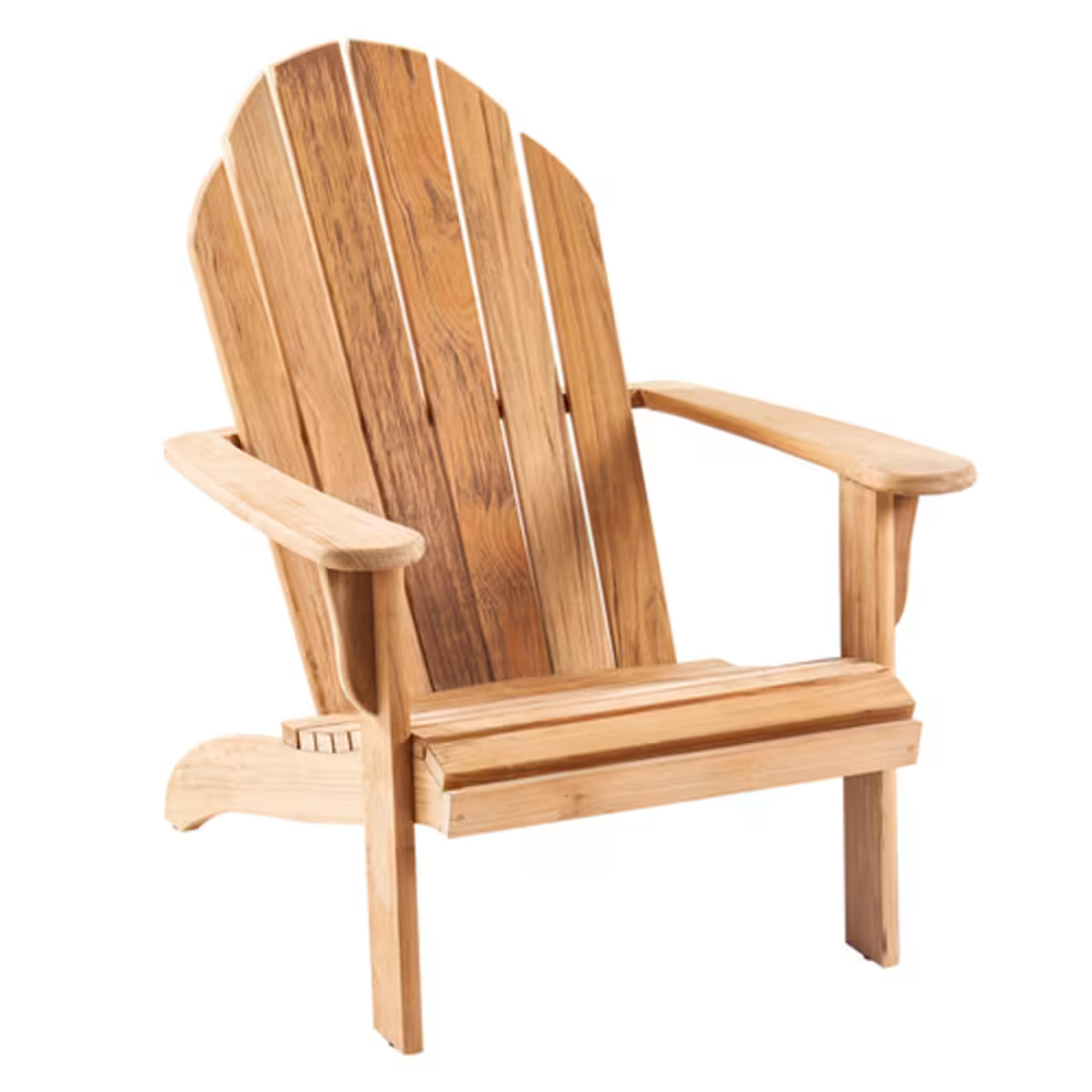 POVL Outdoor Teak Adirondack Chair | AuthenTEAK