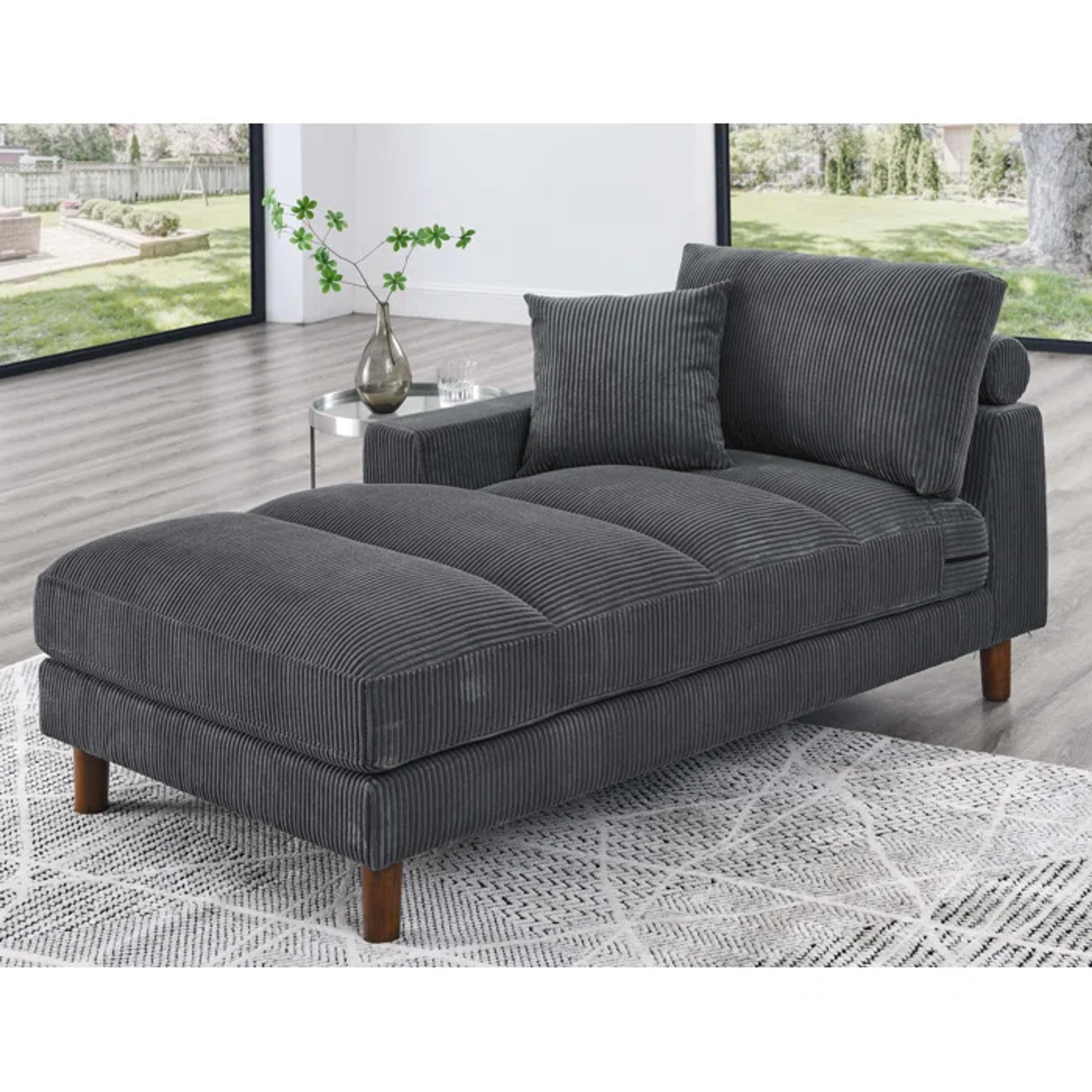 Andes Furniture Upholstered Chaise Lounge & Reviews - Wayfair Canada